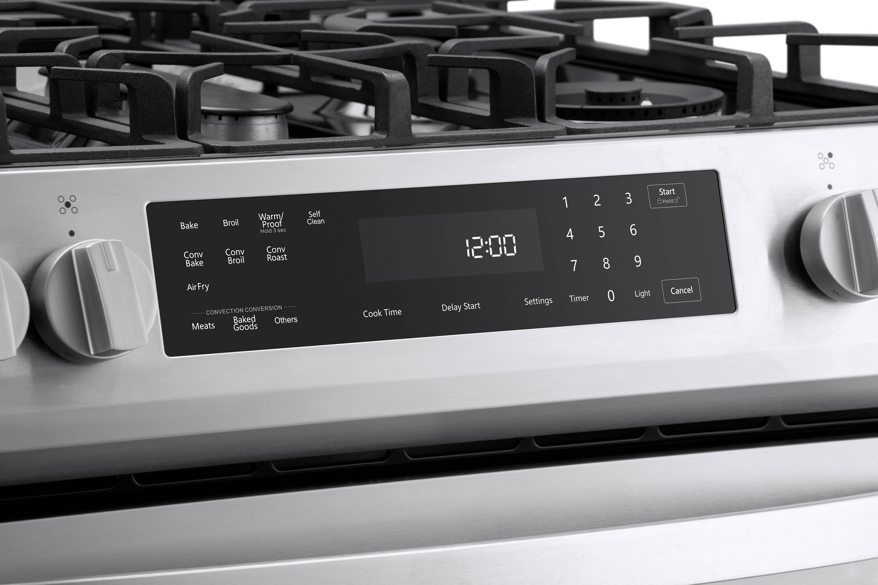 30-inch Stainless Steel Freestanding Gas Range with Convection and Self-Cleaning