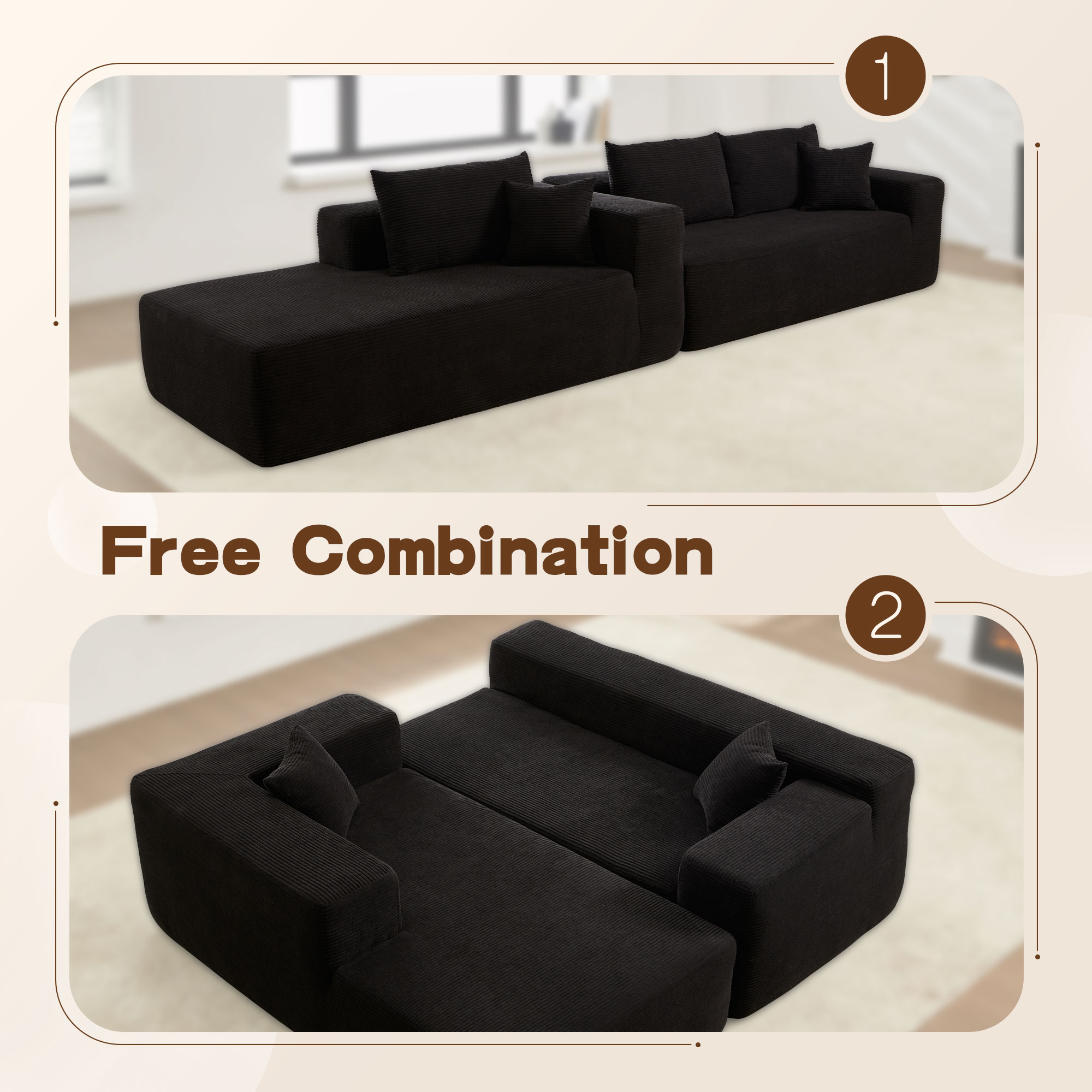 Ovios OVIVIL400 Sofas-Loveseats - View #2