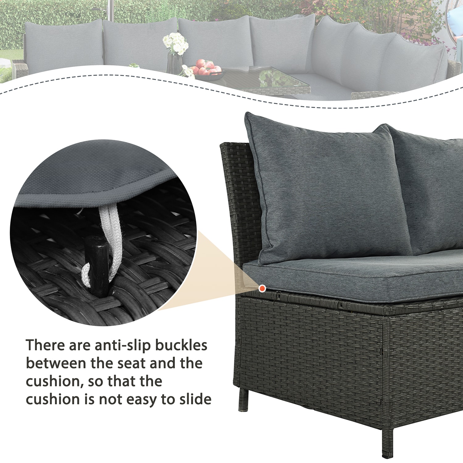 SINOFURN SYA020123GY Patio-Dining-Sets - View #11
