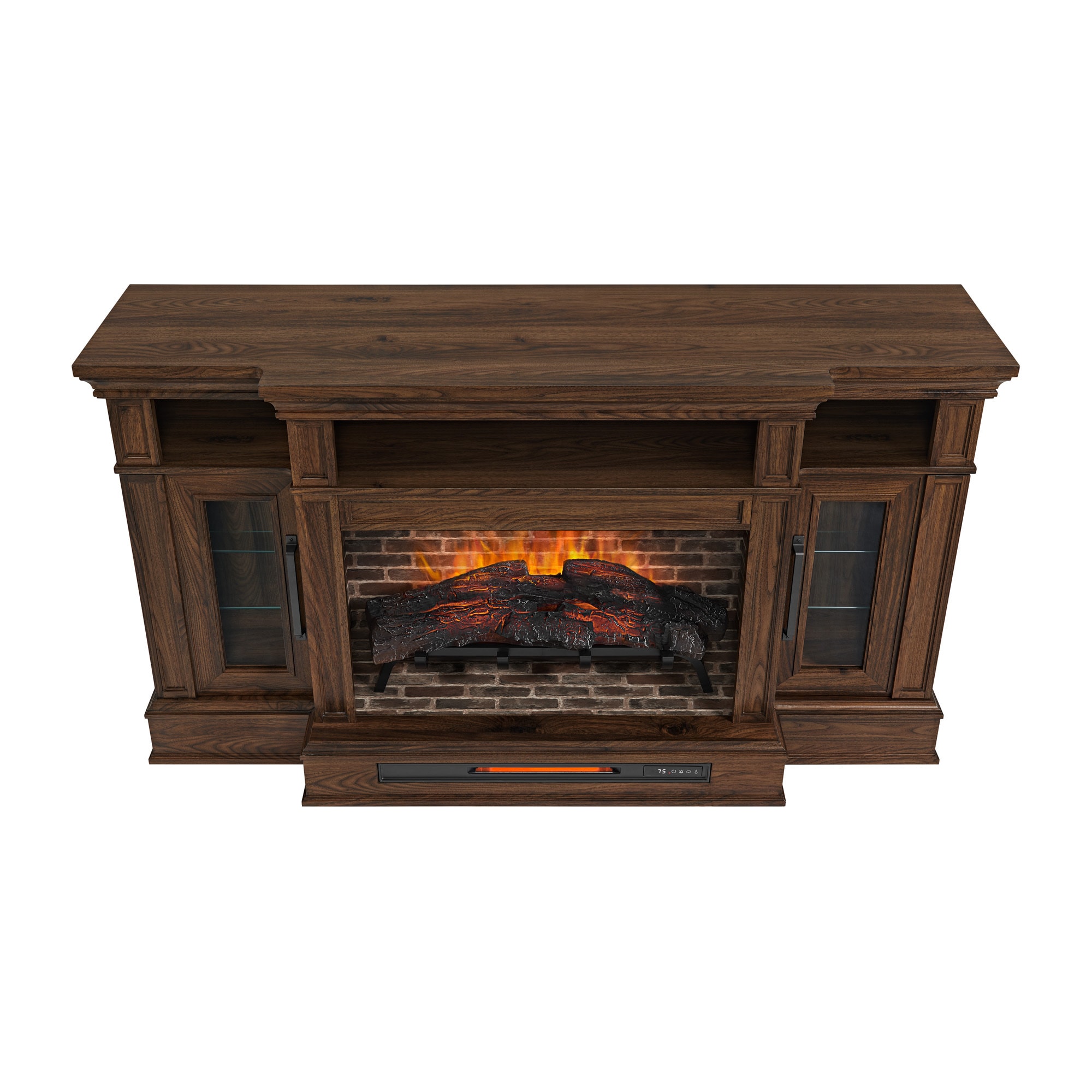 Allen roth fireplace store tv stand