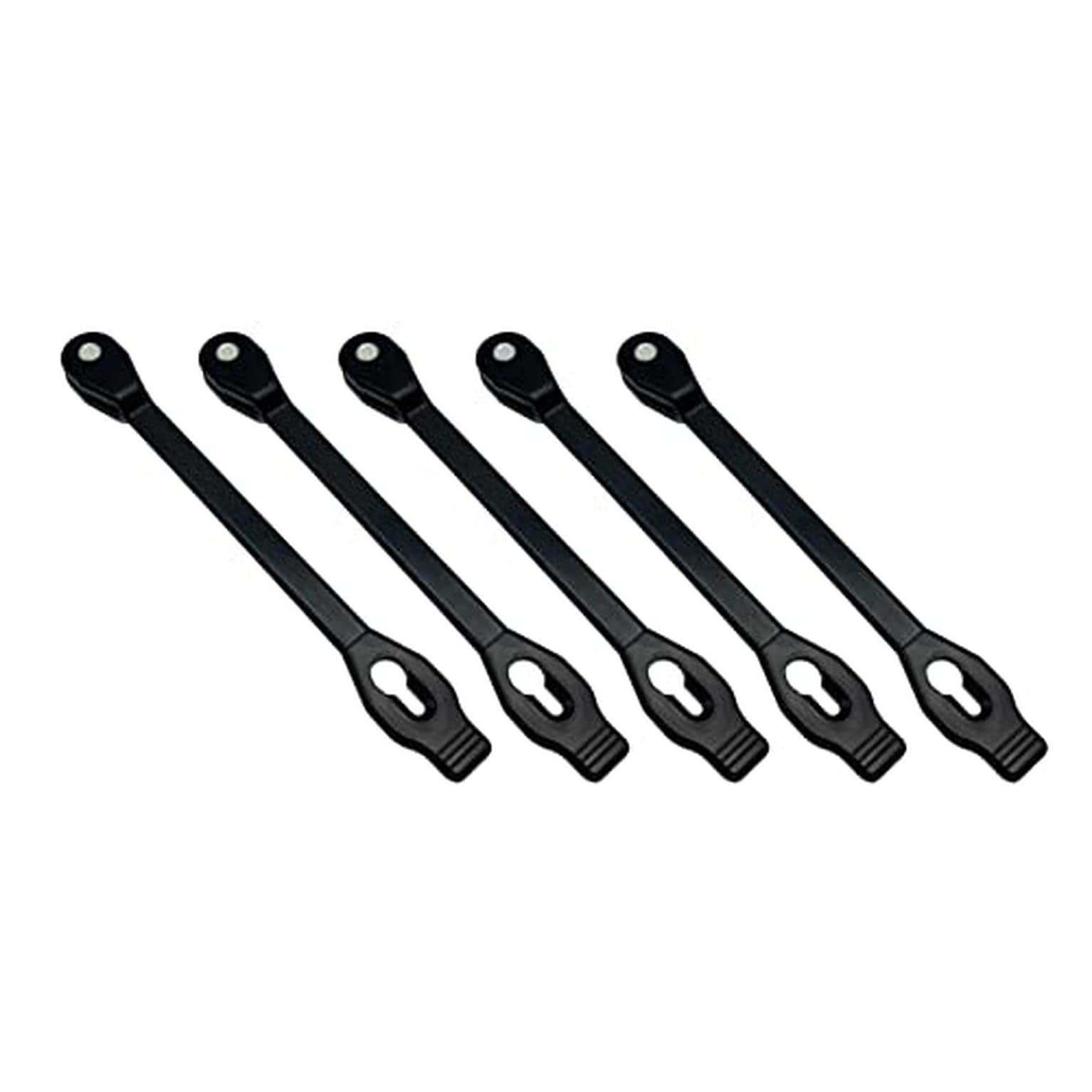 Poolzilla PZ-BUNGEE-5PK 5 PCS 10 inch Rubber Bungee Strap Tie for Anchor Hookless with Saw Bolt