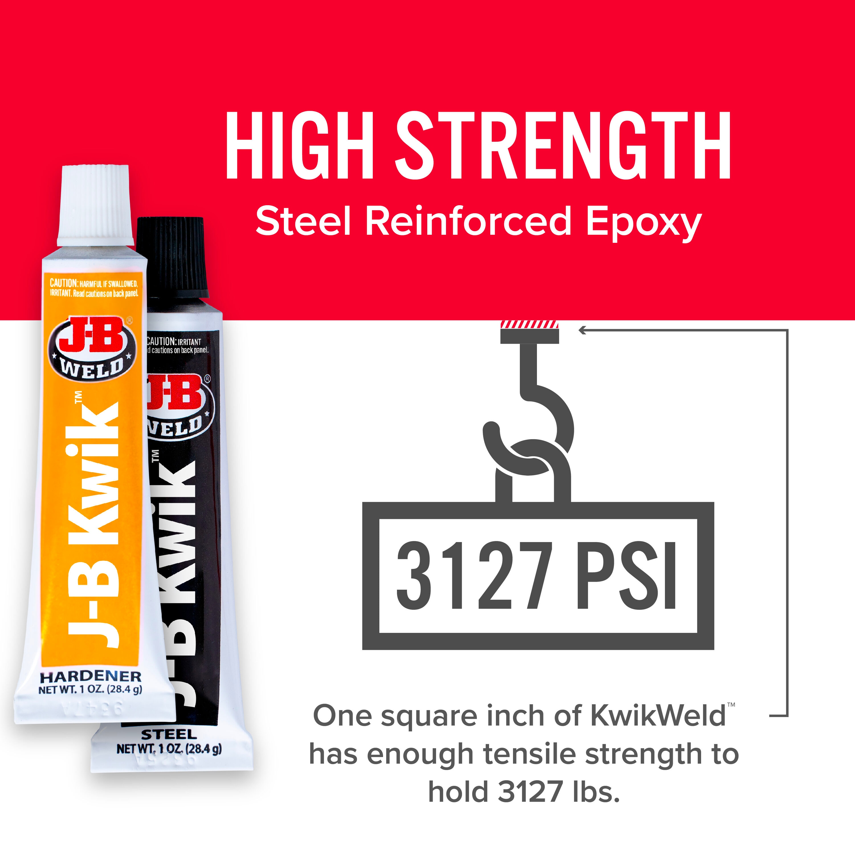 J-B WELD KwikWeld 2-Pack Gray Epoxy Adhesive In The Epoxy Adhesives ...