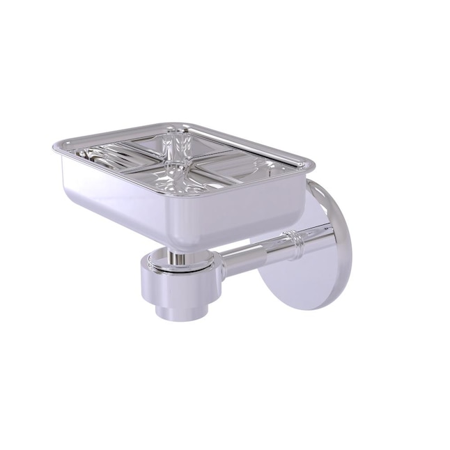 Allied Brass Satellite Orbit One Wall Mounted Soap Dish in Polished Chrome  in the Soap Dishes department at Lowes.com