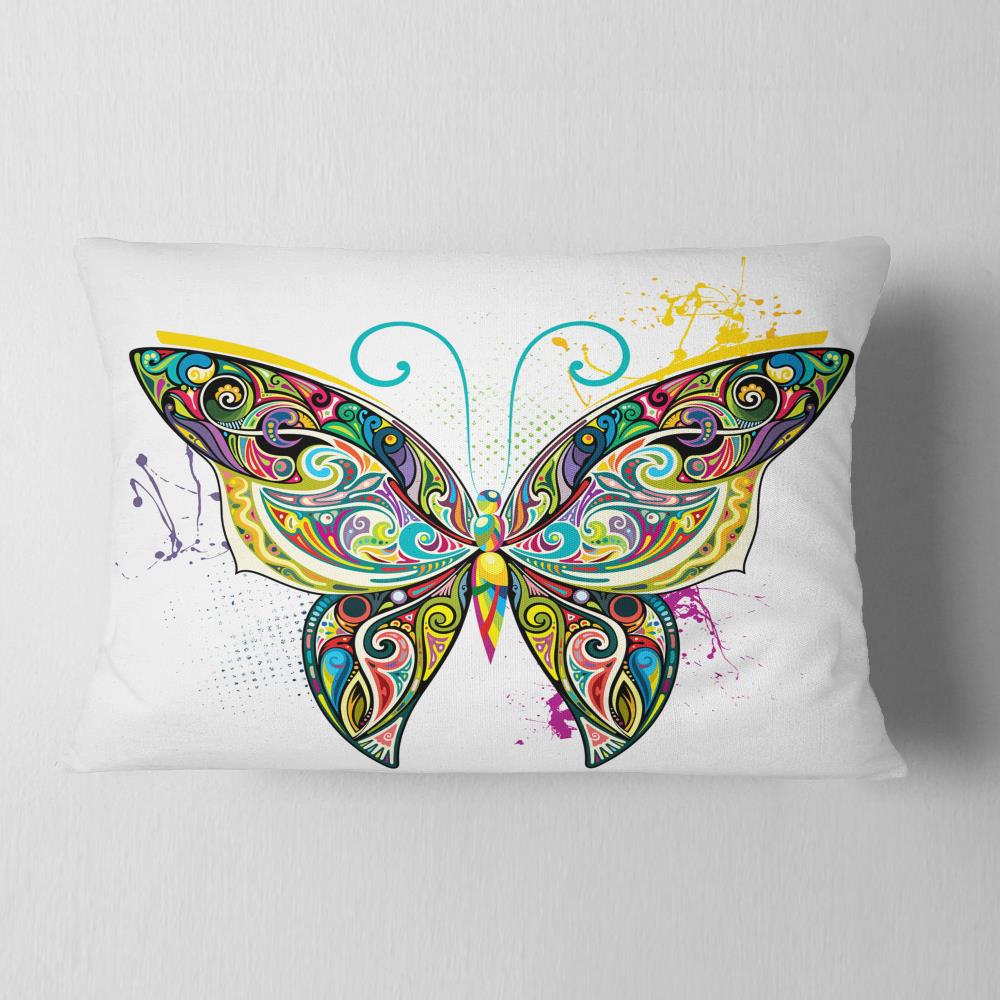 Designart CU7804-12-20 12-in x 20-in Multiple Colors Indoor Decorative Pillow