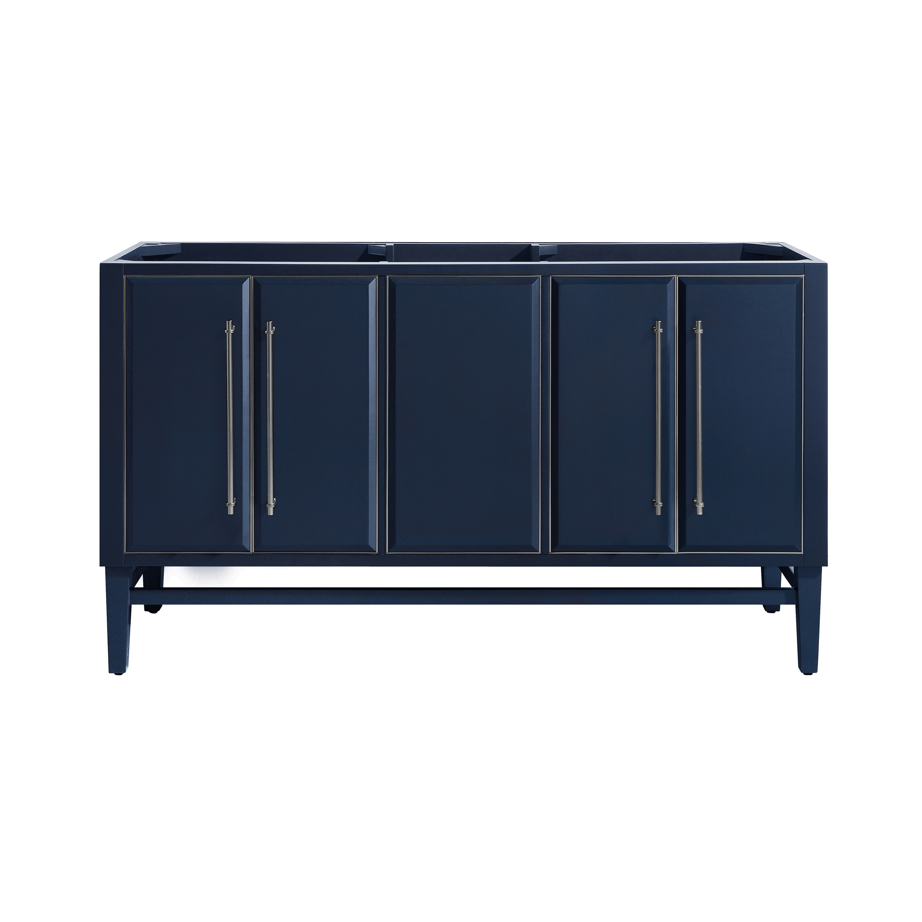 Avanity MASON-V60-NBS Mason 60-in Navy blue Bathroom Vanity Base Cabinet without Top