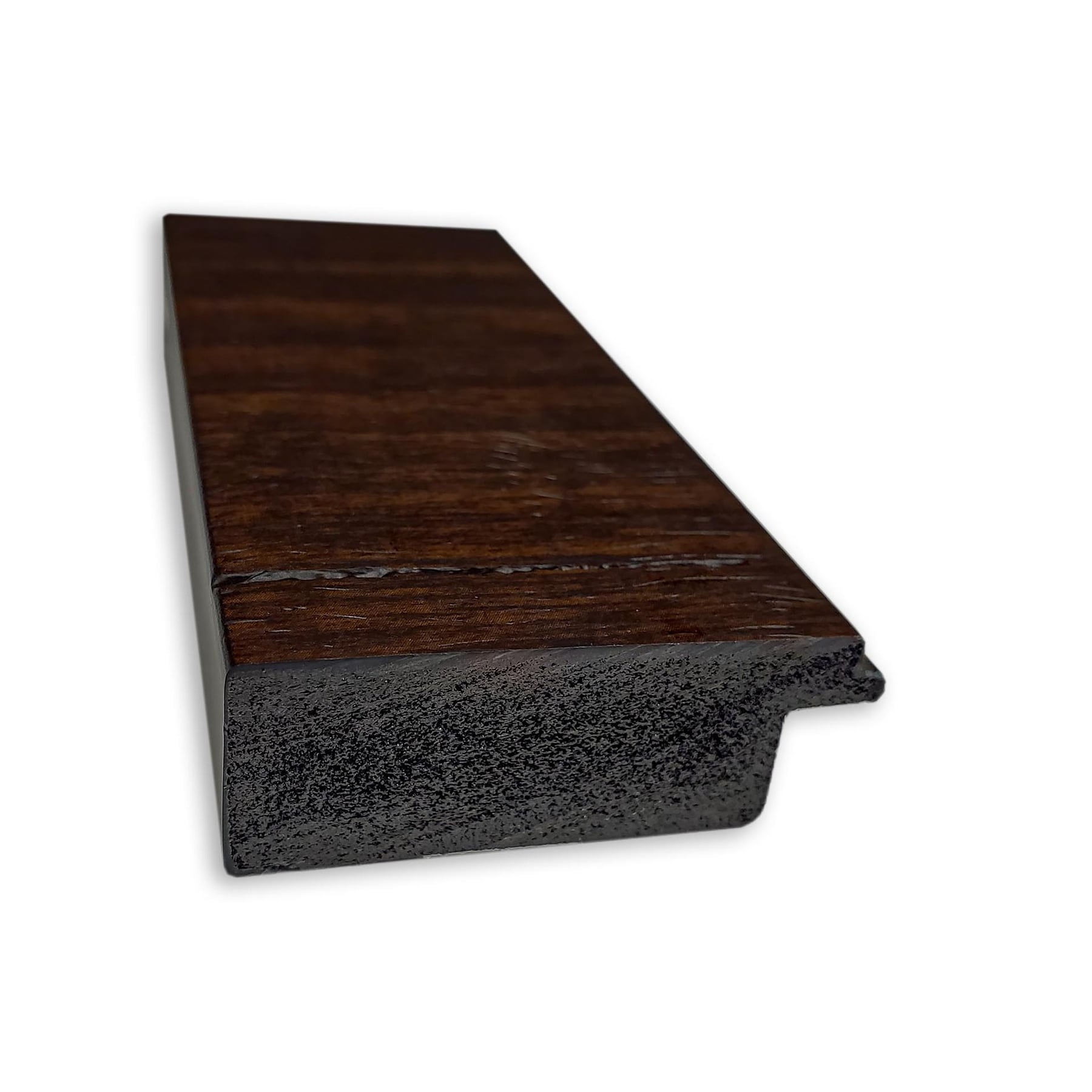 Wildwood Brown and Silver Wood Framed Rectangular Wall Mirror