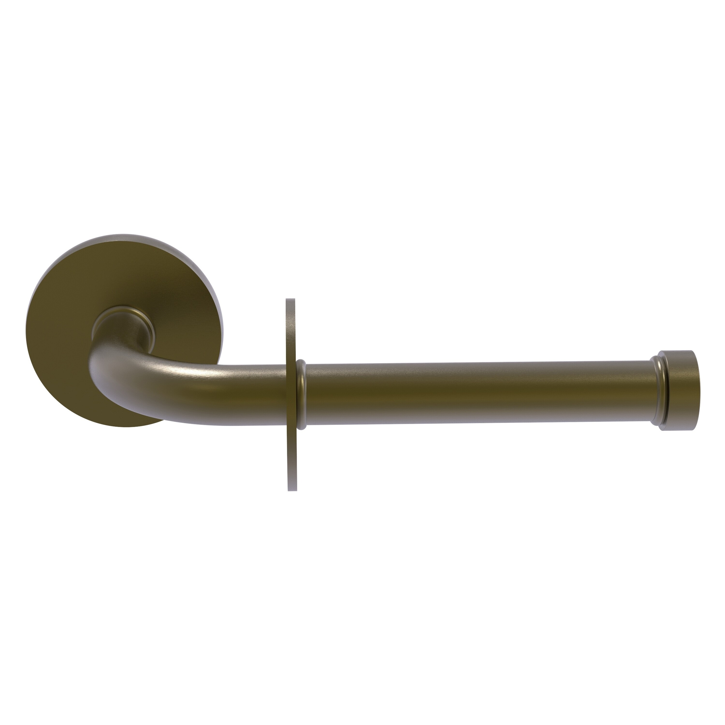Allied Brass RM-24E-ABR Remi Antique Brass Wall mount Single post Toilet Paper Holder 1 -Rolls
