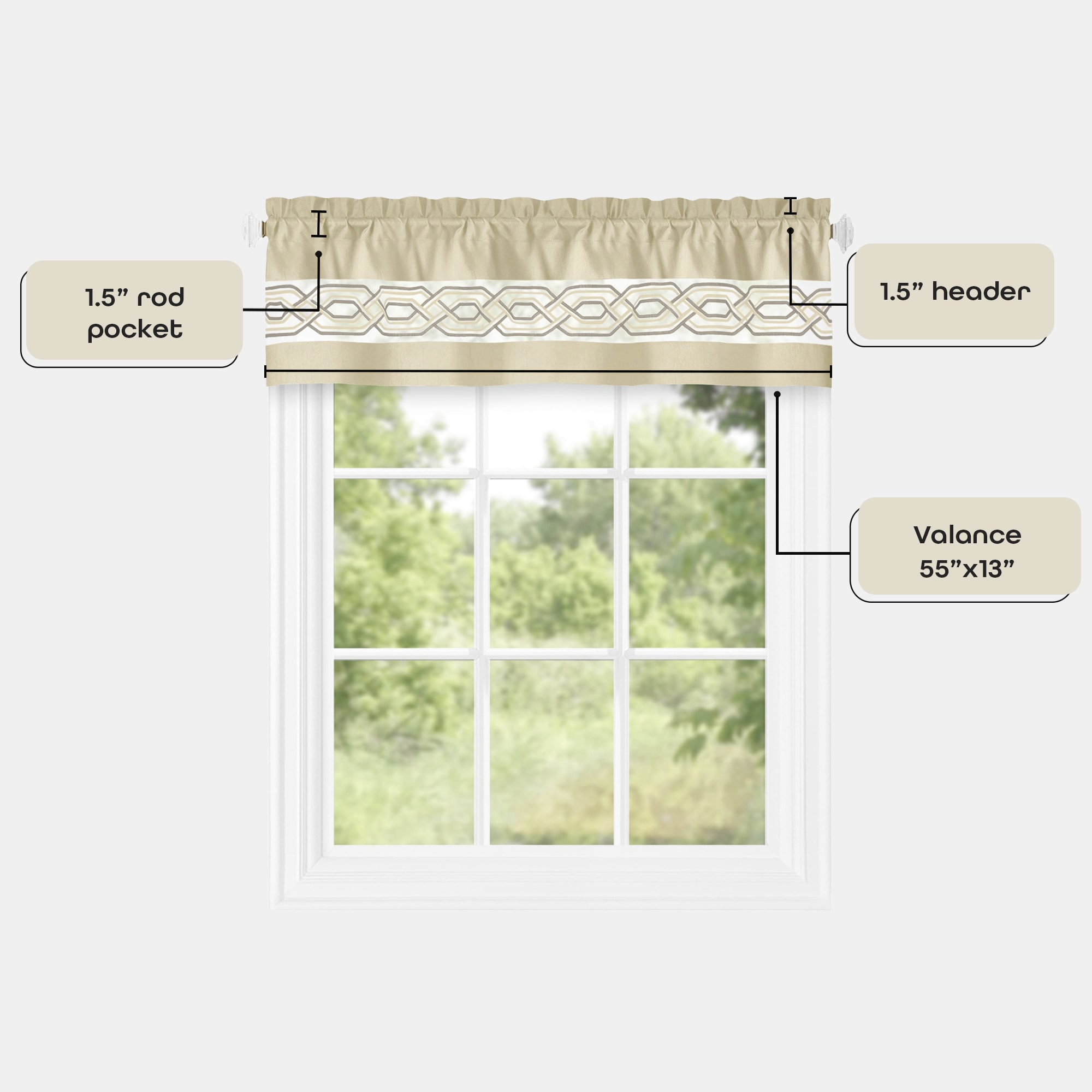 Achim PAVL13TN12 valances - View #4