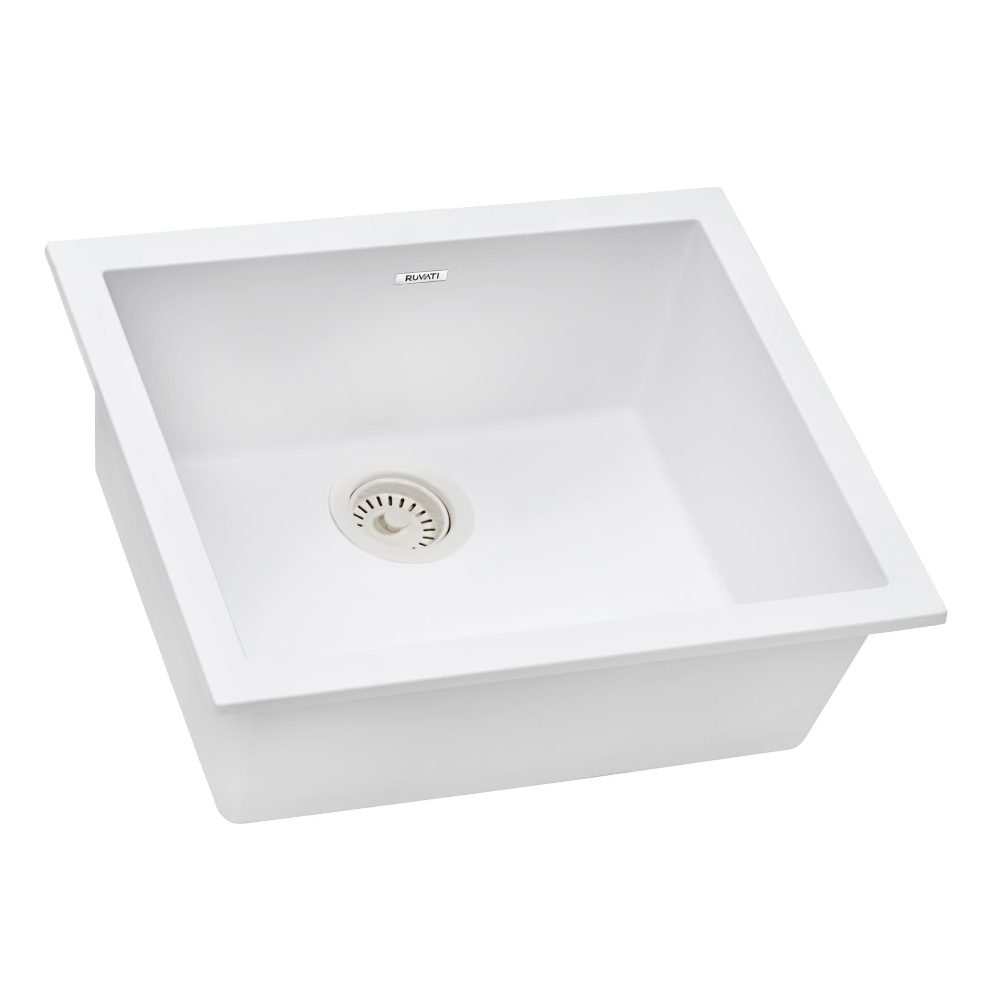 Ruvati RVG2023WH Kitchen-Sinks - View #2