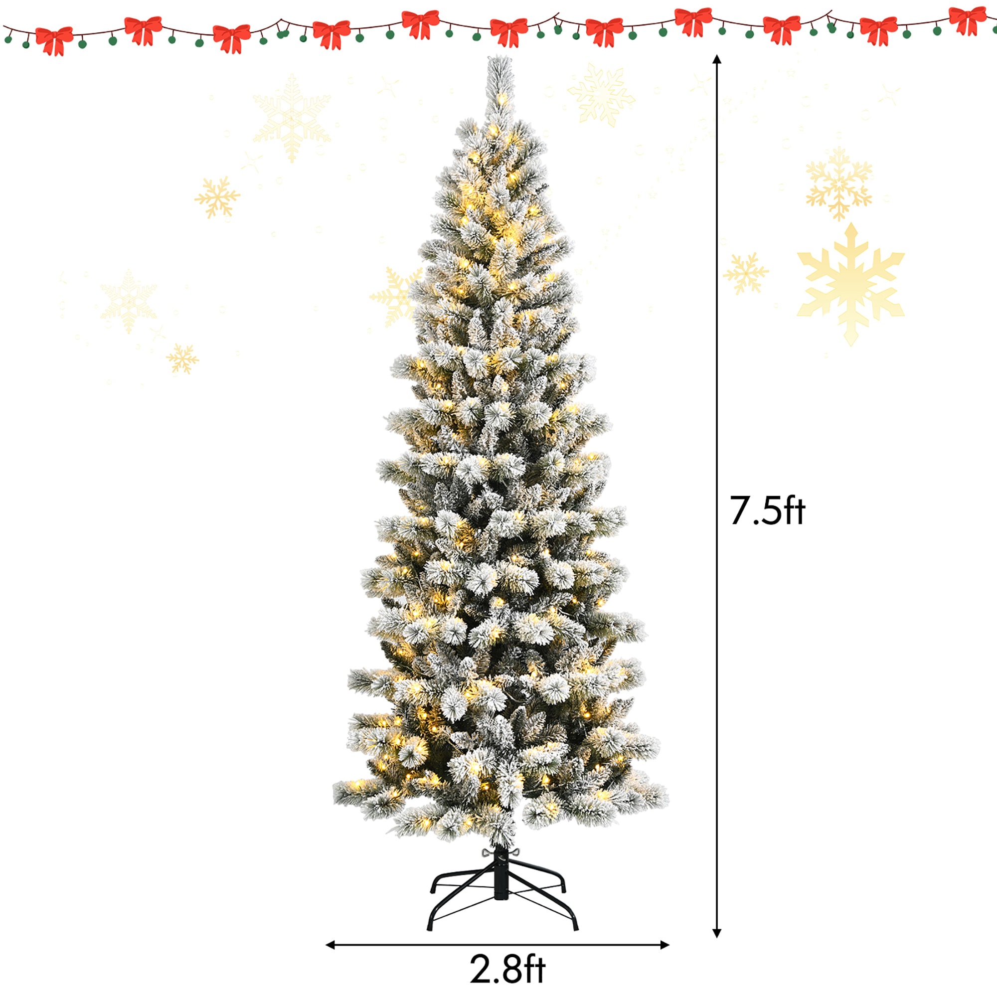Costway CM23512US Artificial-Christmas-Trees - View #7