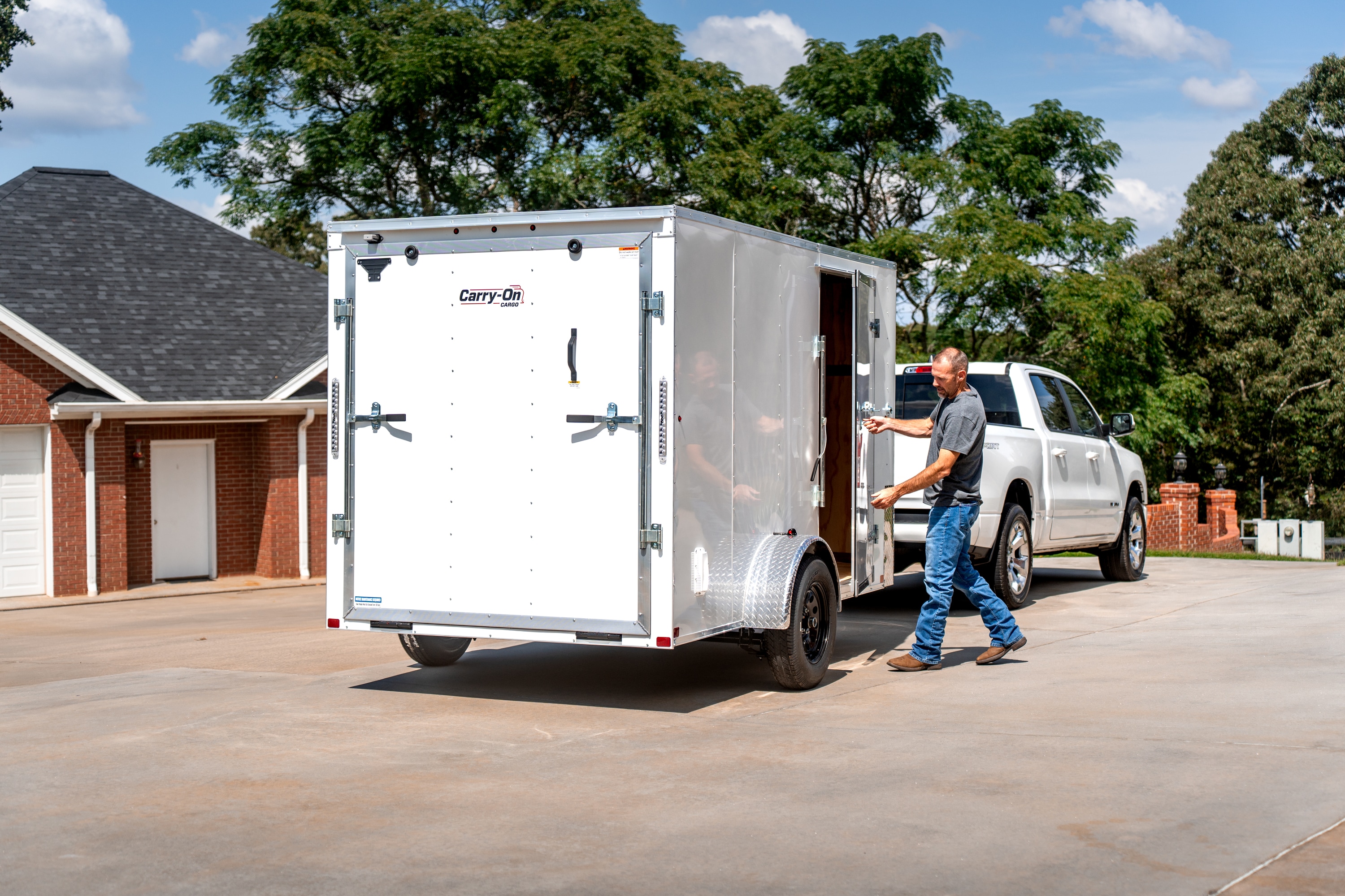 Carry-On Trailer 6X12LCGRECBN Enclosed-Trailers - View #13