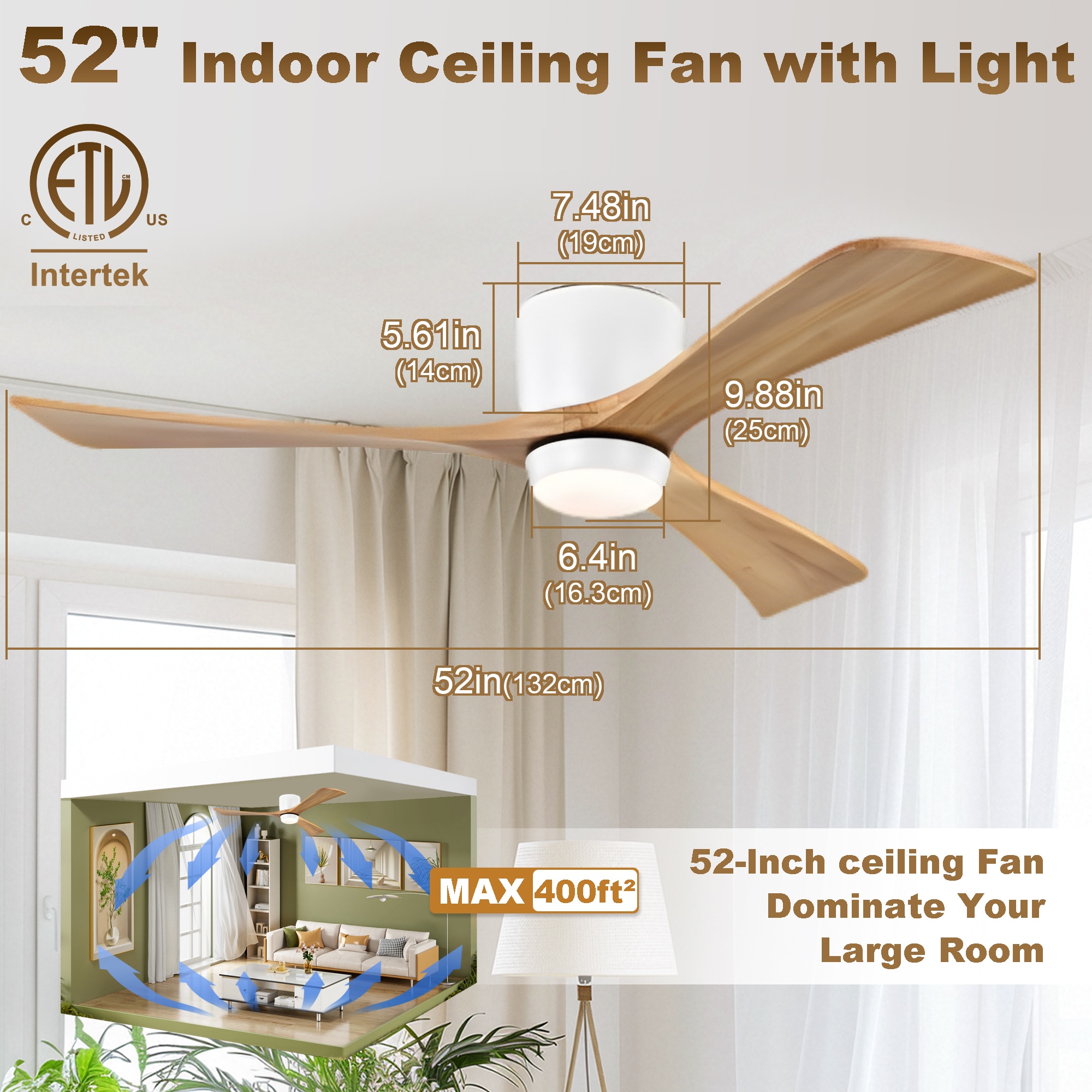 Sunrinx MG12-CF-15 Ceiling-Fans - View #8