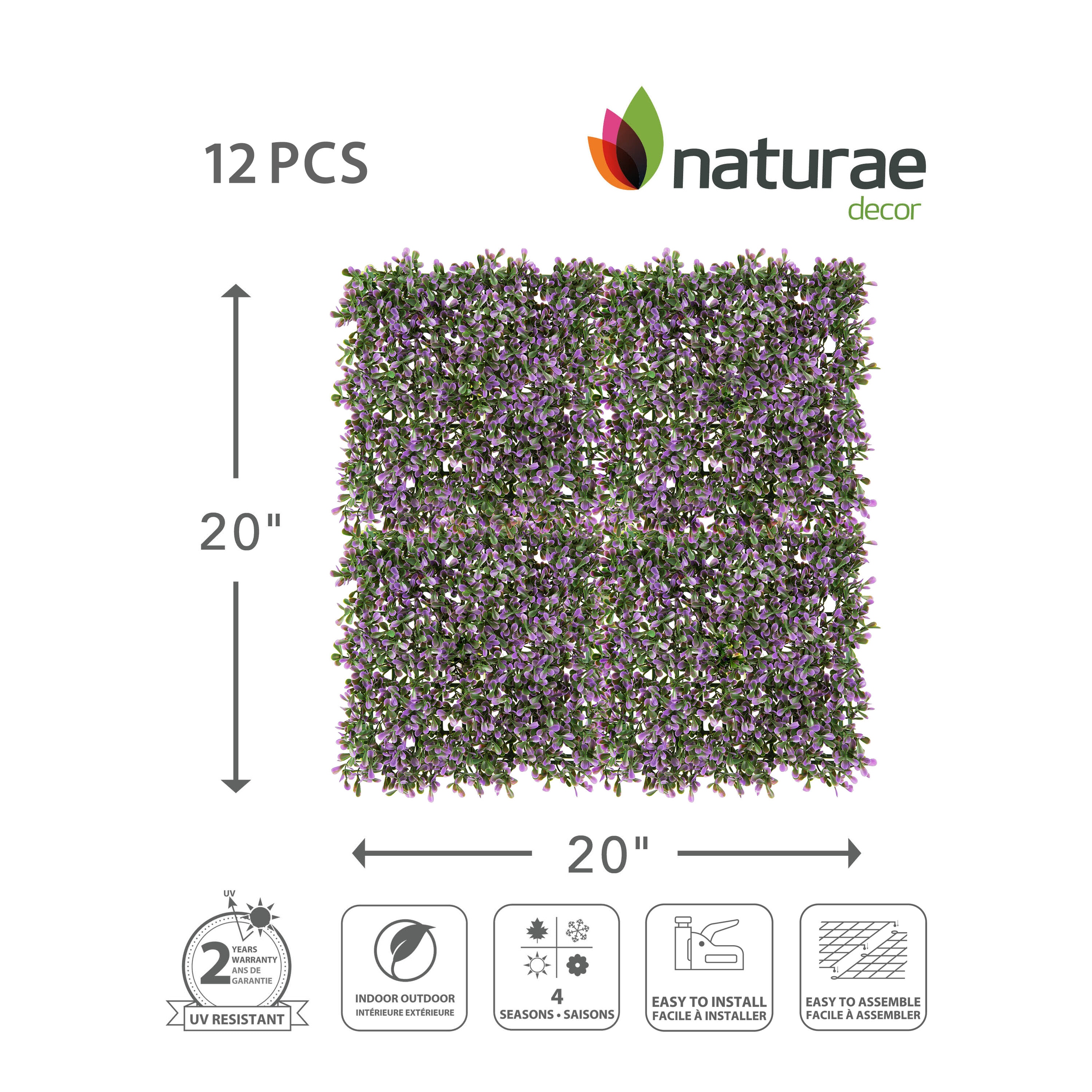 naturae decor MTR2020-8004B-12PK Garden-Trellis - View #3