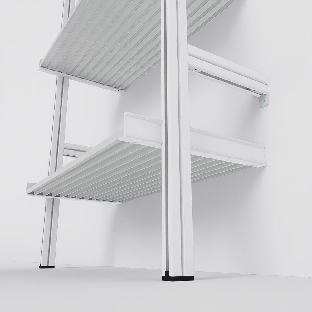 Modern Shelving ALUMPAL-1224-WW Wall-Mounted-Shelving - View #7