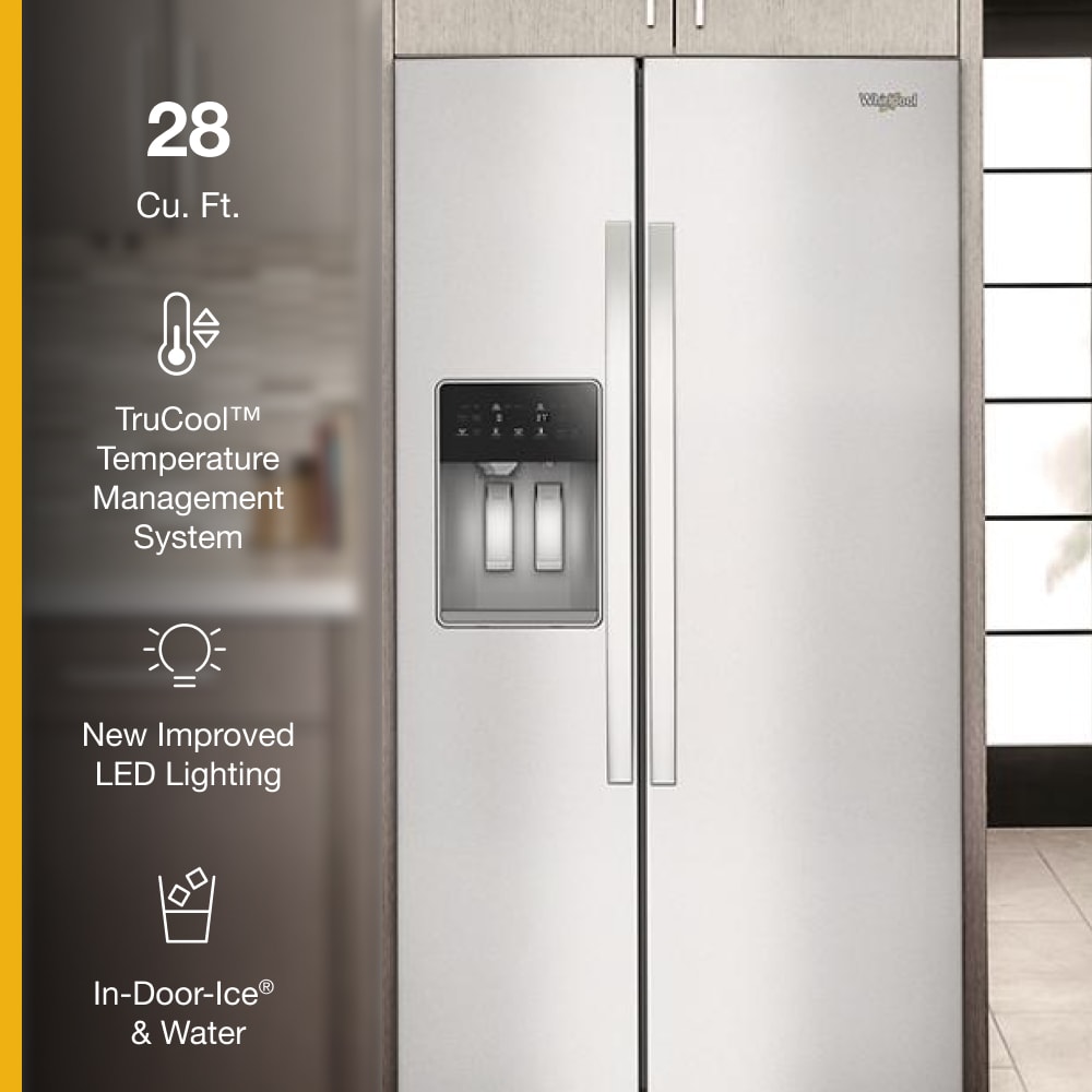 Whirlpool WRSF5536RZ Side-By-Side - View #4