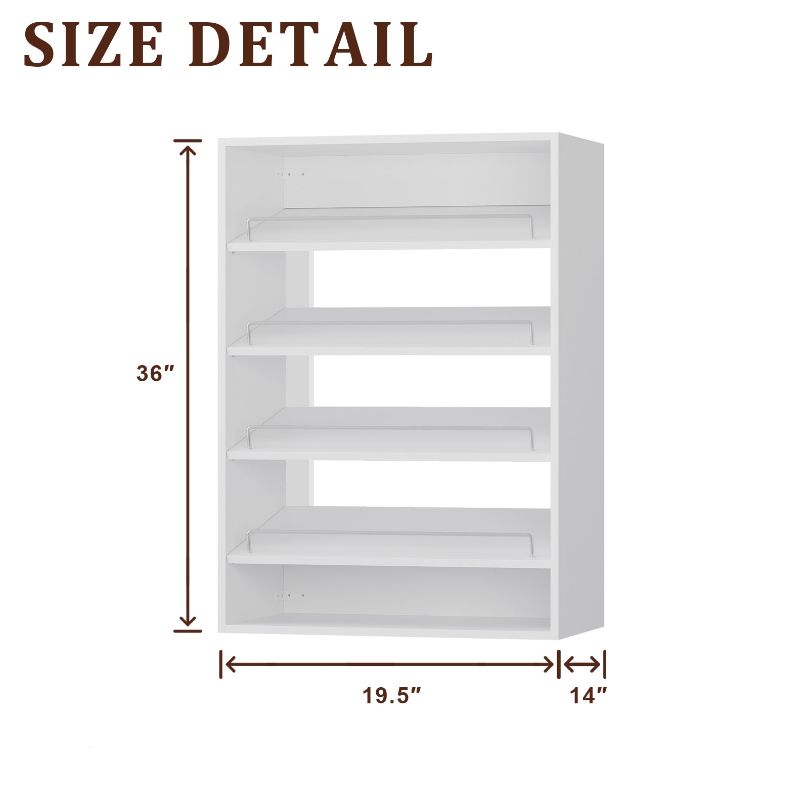 LUXEYARD MCSWH07W195V1-ZJL Wood-Closet-Kits - View #7