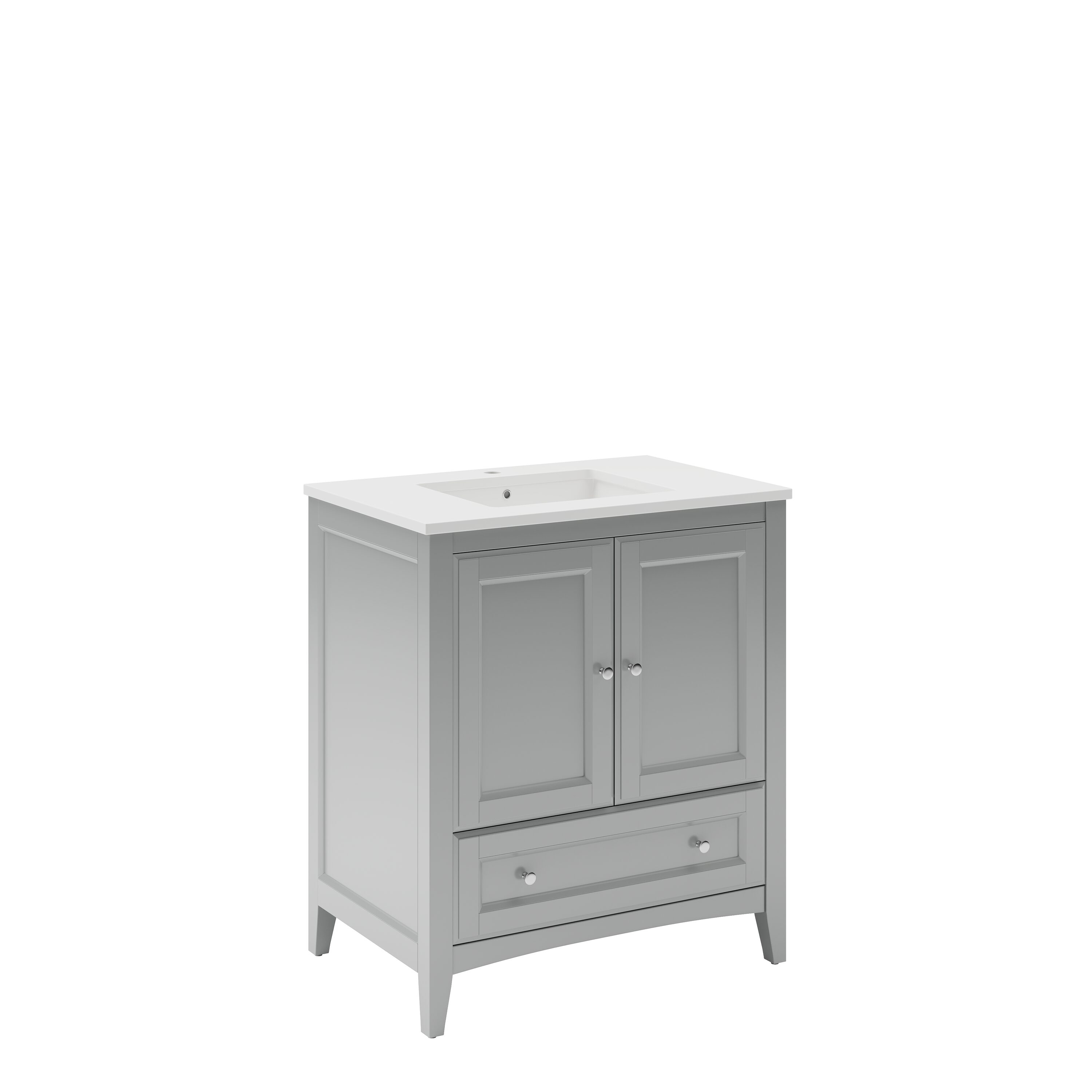 Fresca FCB2030GR-CWH-U Bath-Vanity-Combo - View #2