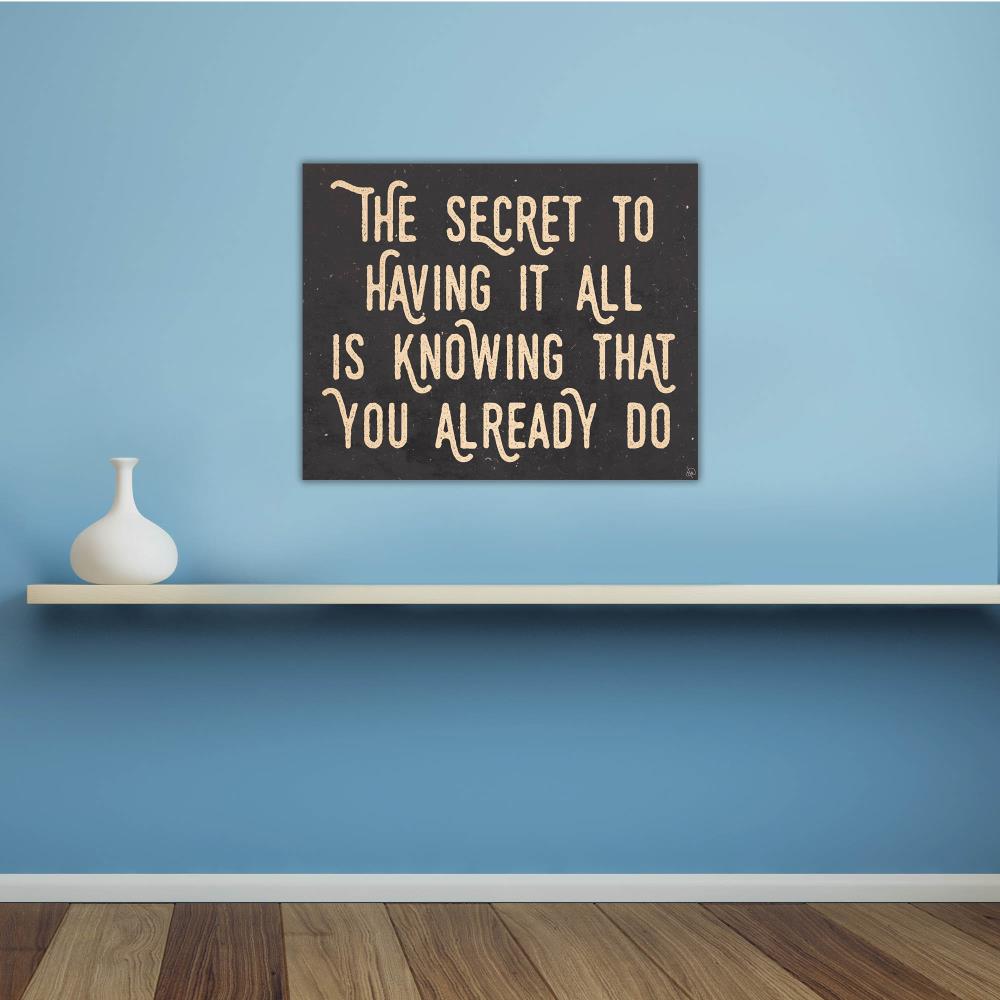 Creative Gallery 14-in H x 11-in W Inspirational Print on Canvas at ...
