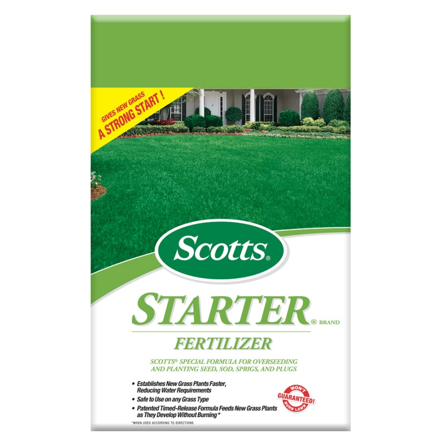 Scotts 2714 Turf Builder Starter Lawn Food 42-lb 14000-sq ft 24-25-4 All Purpose Lawn Starter Fertilizer