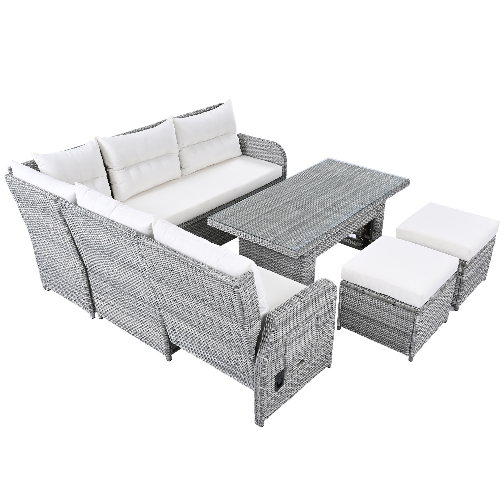 SINOFURN SYA690009GY Patio-Sofas-Daybeds - View #13