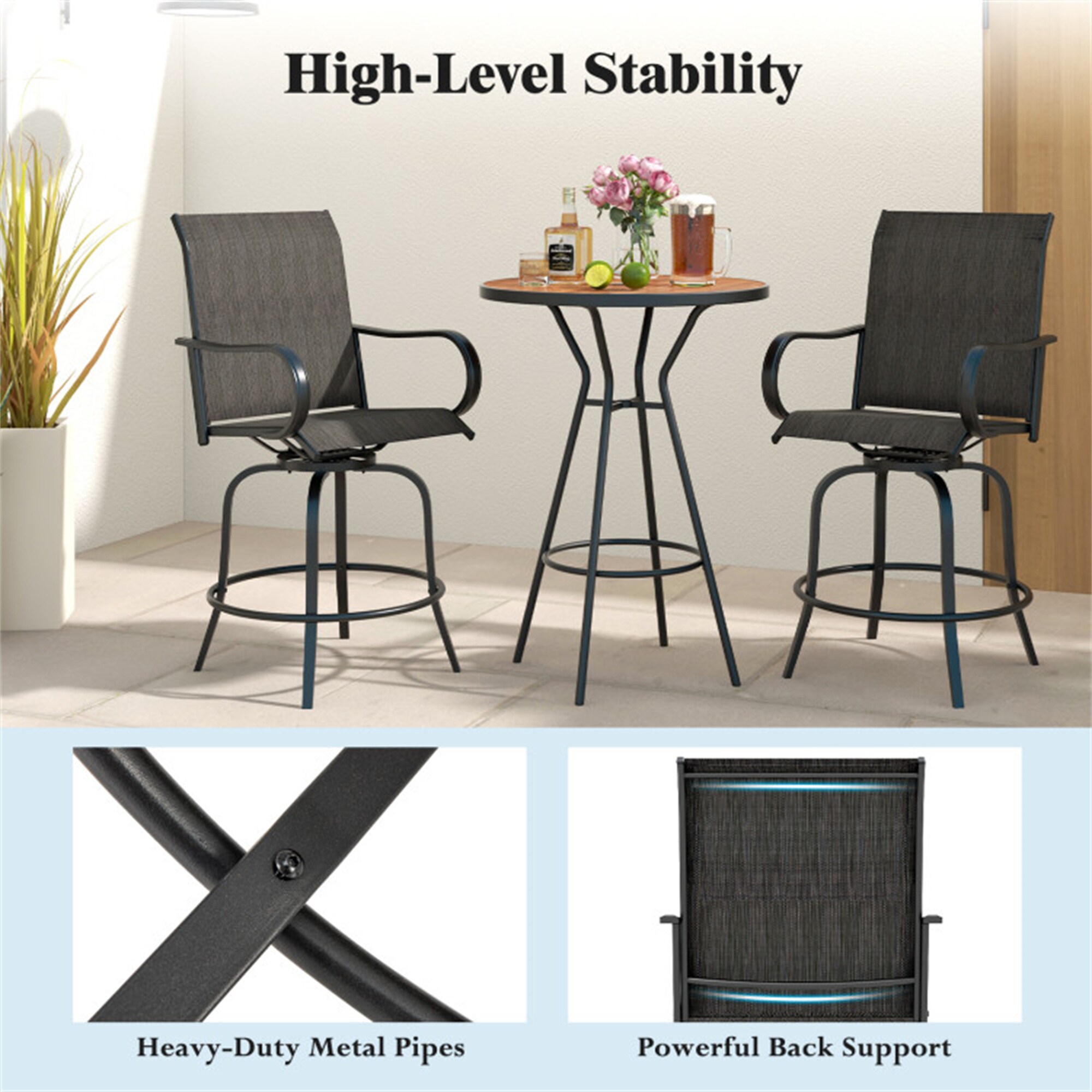 BABOOM BOM-1571WH-CO Patio-Chairs - View #7
