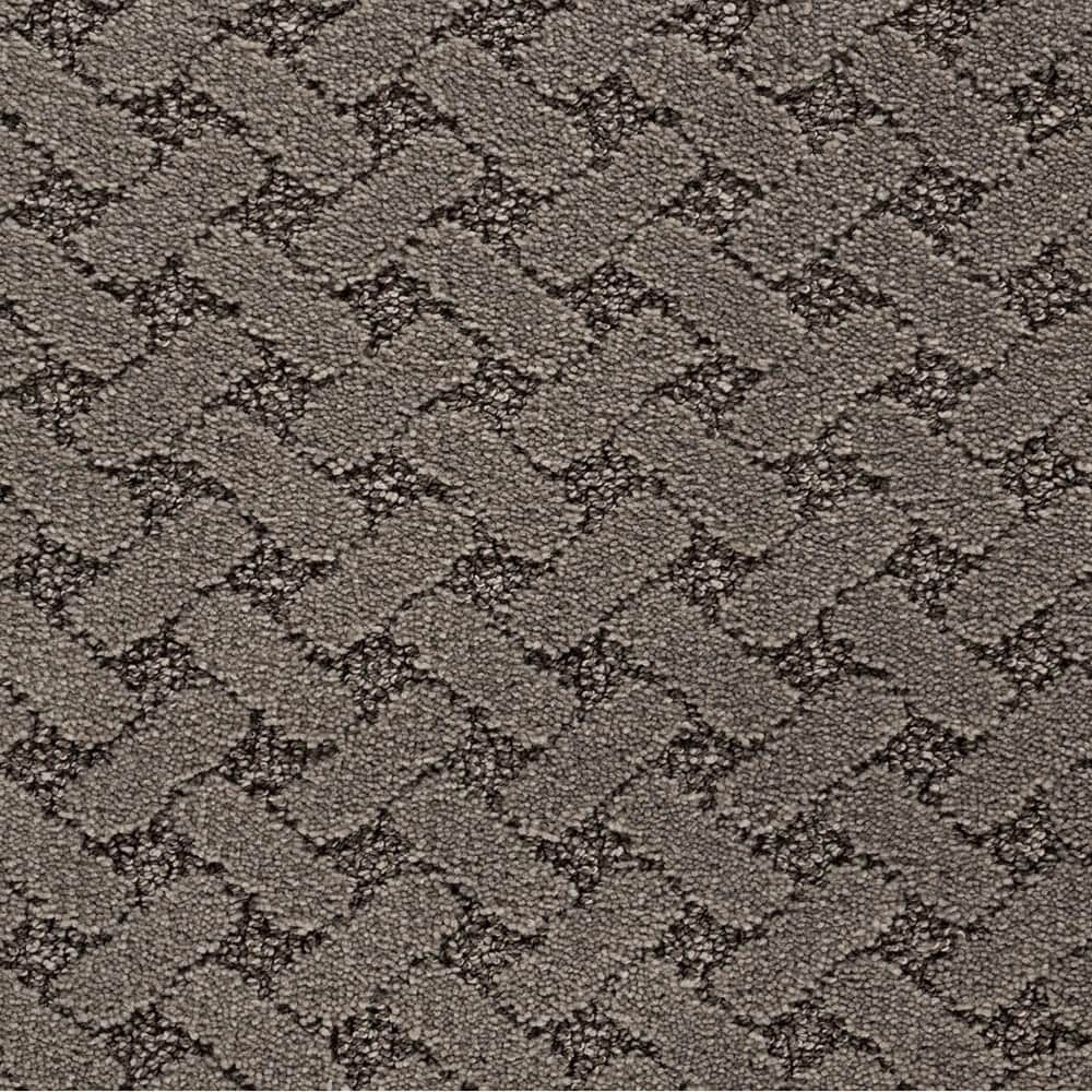 STAINMASTER STP63-L012-0808 (Sample) Mellow Step Cork Brown 38-oz sq yard Polyester Pattern Indoor Carpet