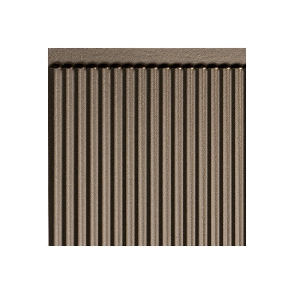 Fasade X6528 Sample Rib 1 Argent Bronze