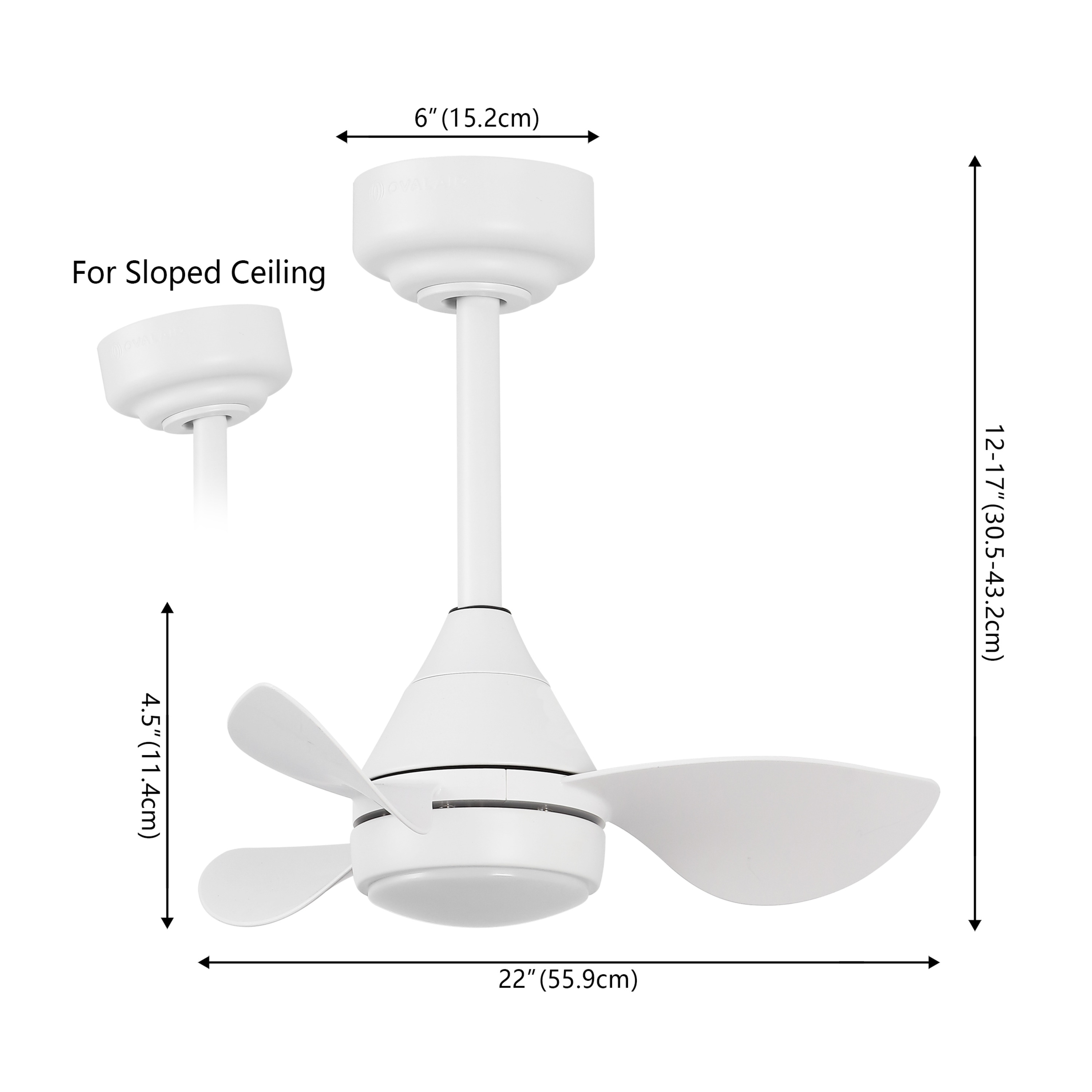 OVAL AIR AIR8000B Ceiling-Fans - View #6