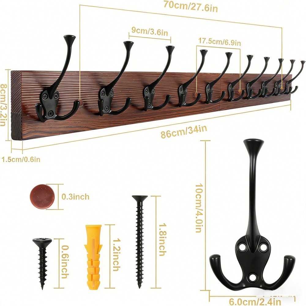 Numhew NHSEAN7147 Decorative-Wall-Hooks - View #3