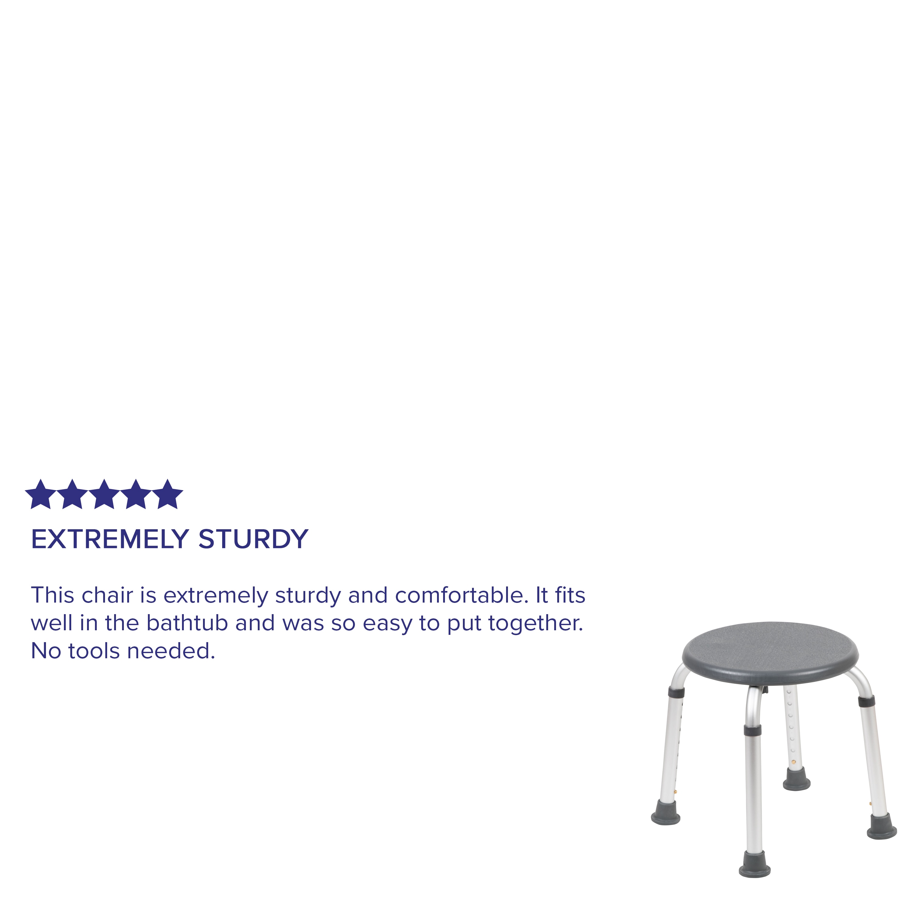 Flash Furniture 889142563846 Bath-Safety-Seats-Benches - View #5