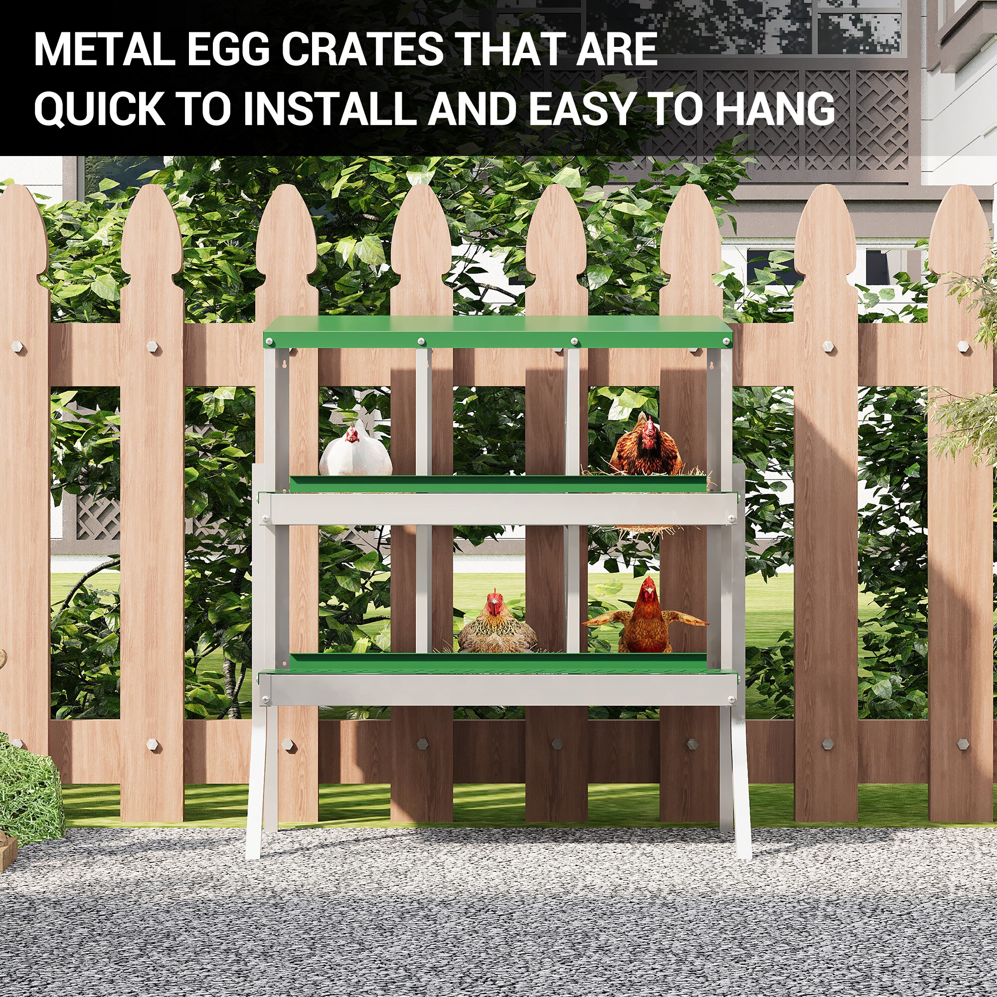 Garvee JXNAG-PHO-348SMHG9 Chicken-Coops-Rabbit-Hutches - View #6