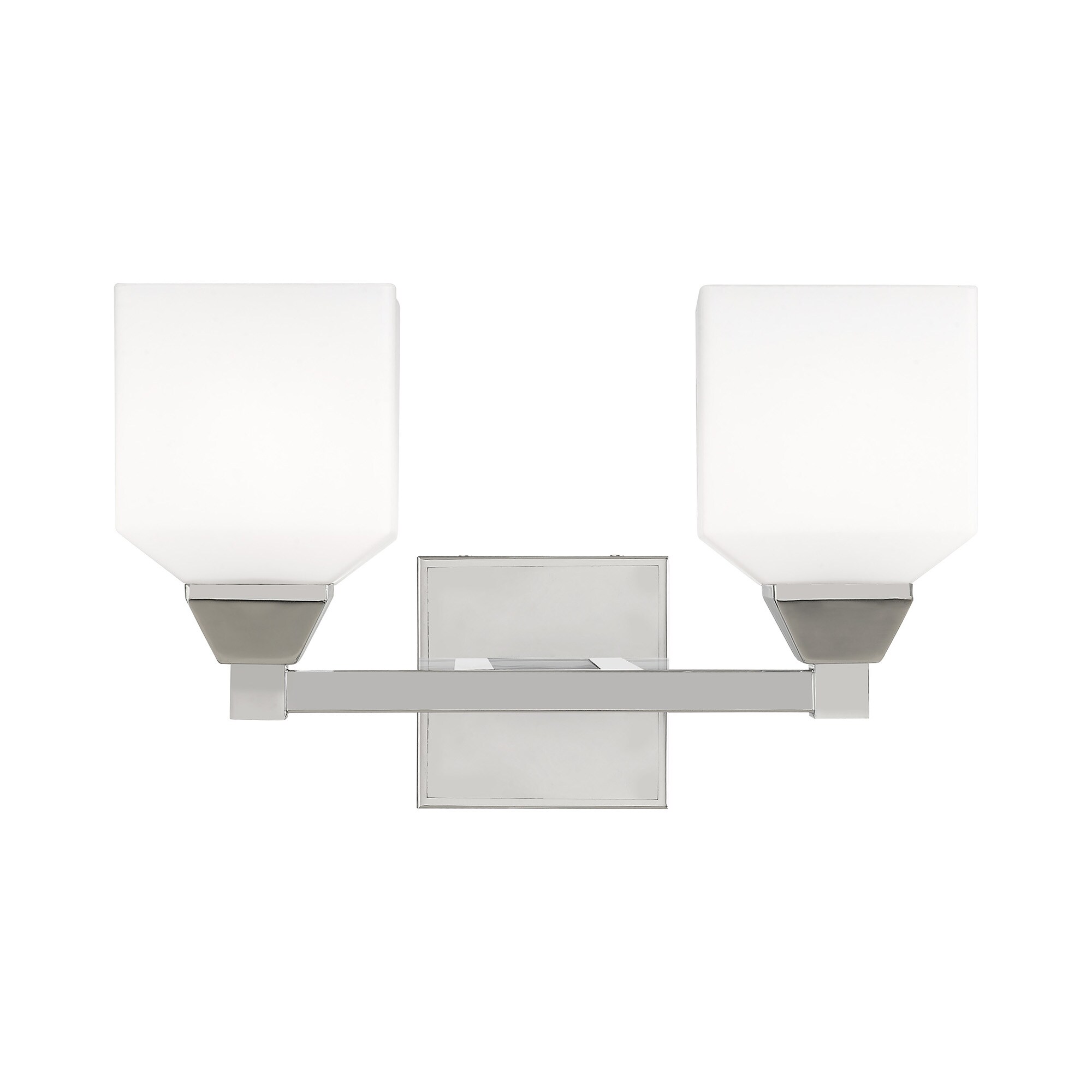 Livex Lighting 10282-05 Aragon 15-in 2 -Light Polished Chrome Transitional Vanity light