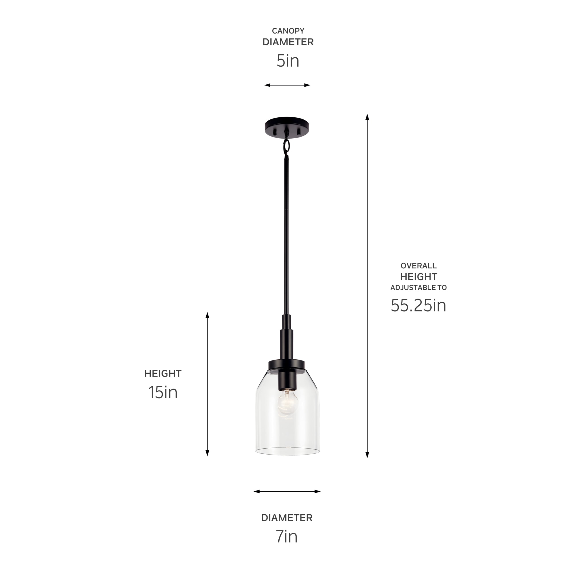 Kichler 52725BK Pendant-Lights - View #6