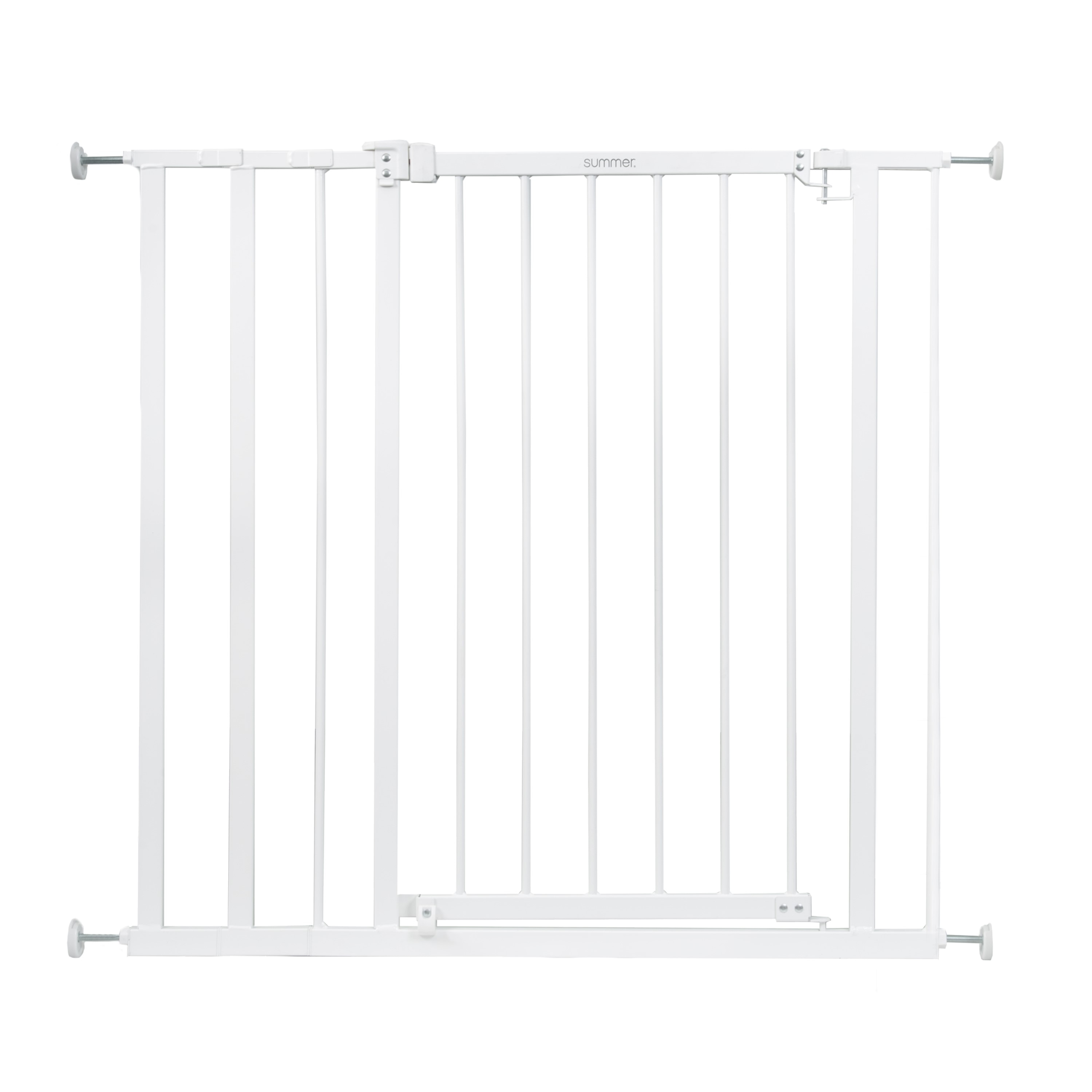 Ingenuity 33463 Safety Gate 40-in x 36-in Hardware Mounted White Metal Safety Gate