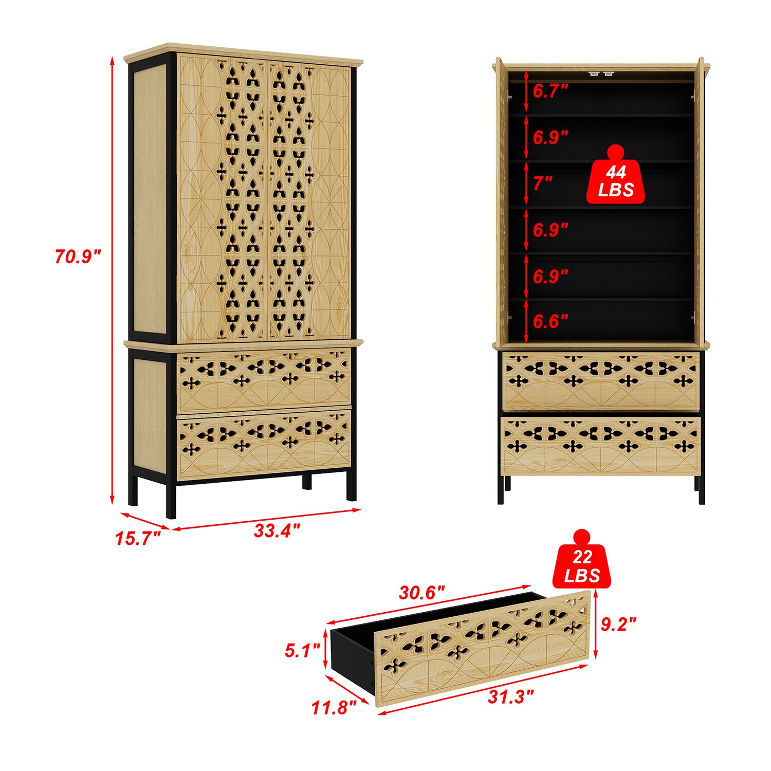 FUFU&GAGA KF210341-01-AB bookcases - View #11