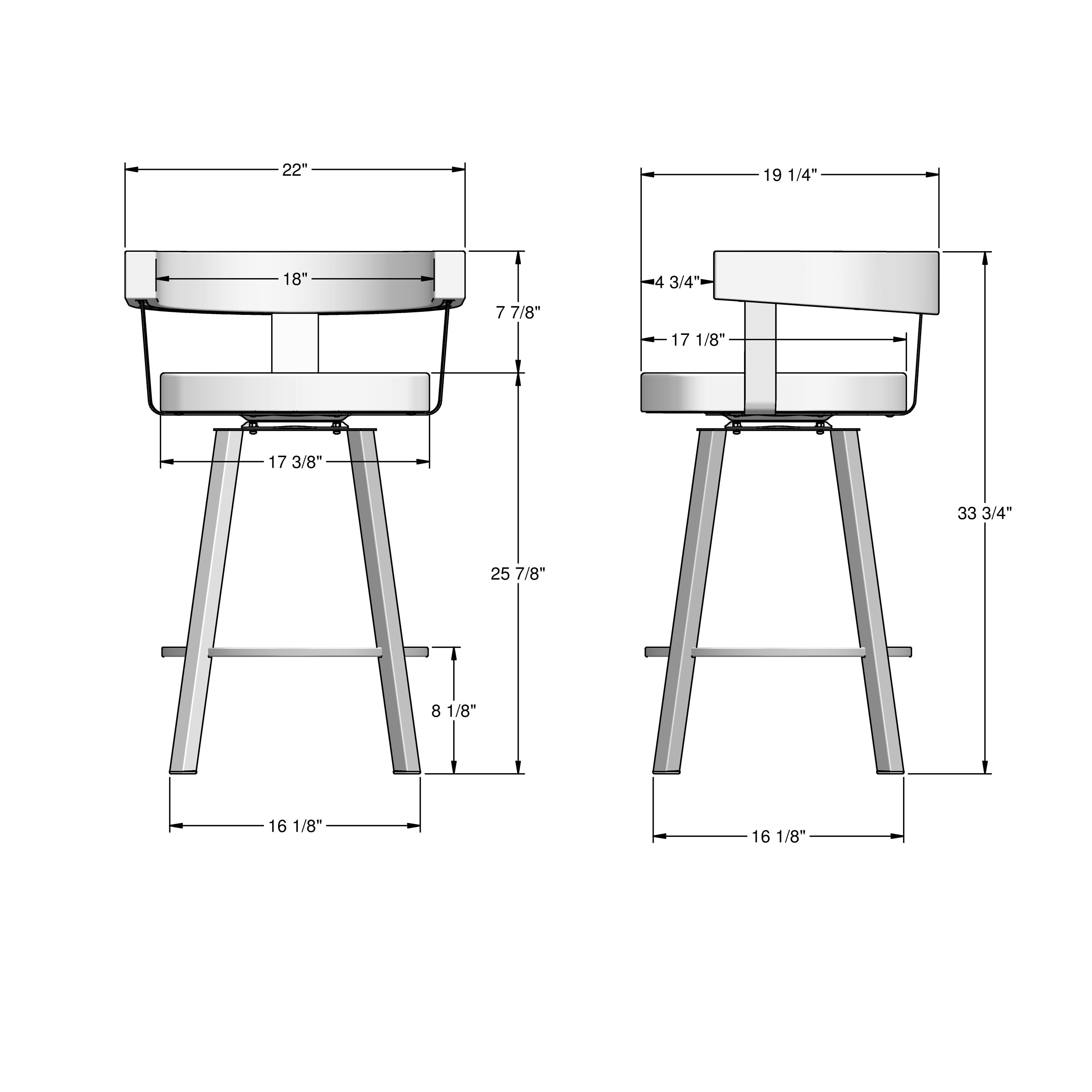 Amisco 44412-26WE/1B25DDF4 stools - View #7