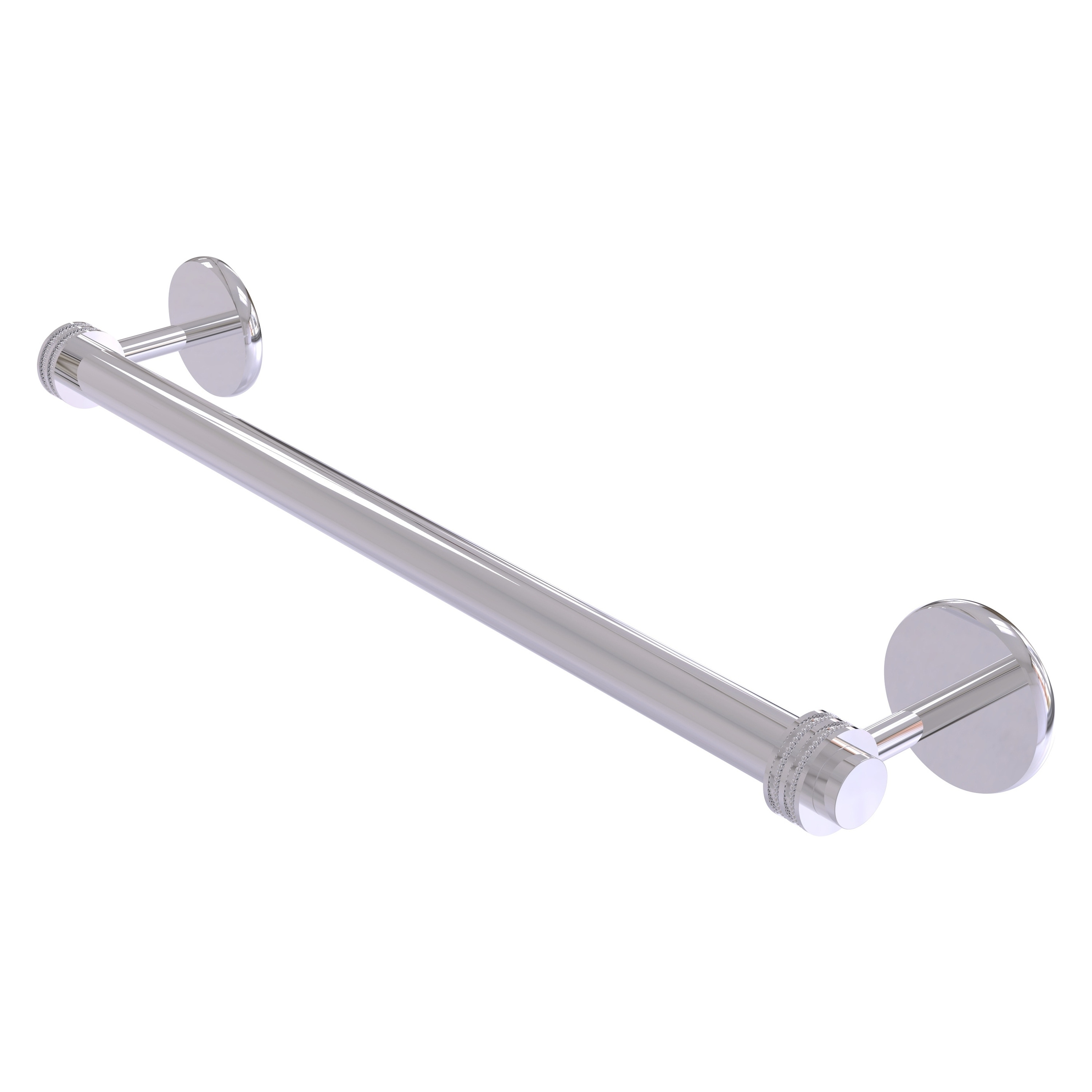 Allied Brass 7251D/30-PC Satellite Orbit Two 30-in Polished Chrome Wall mount Single Towel Bar