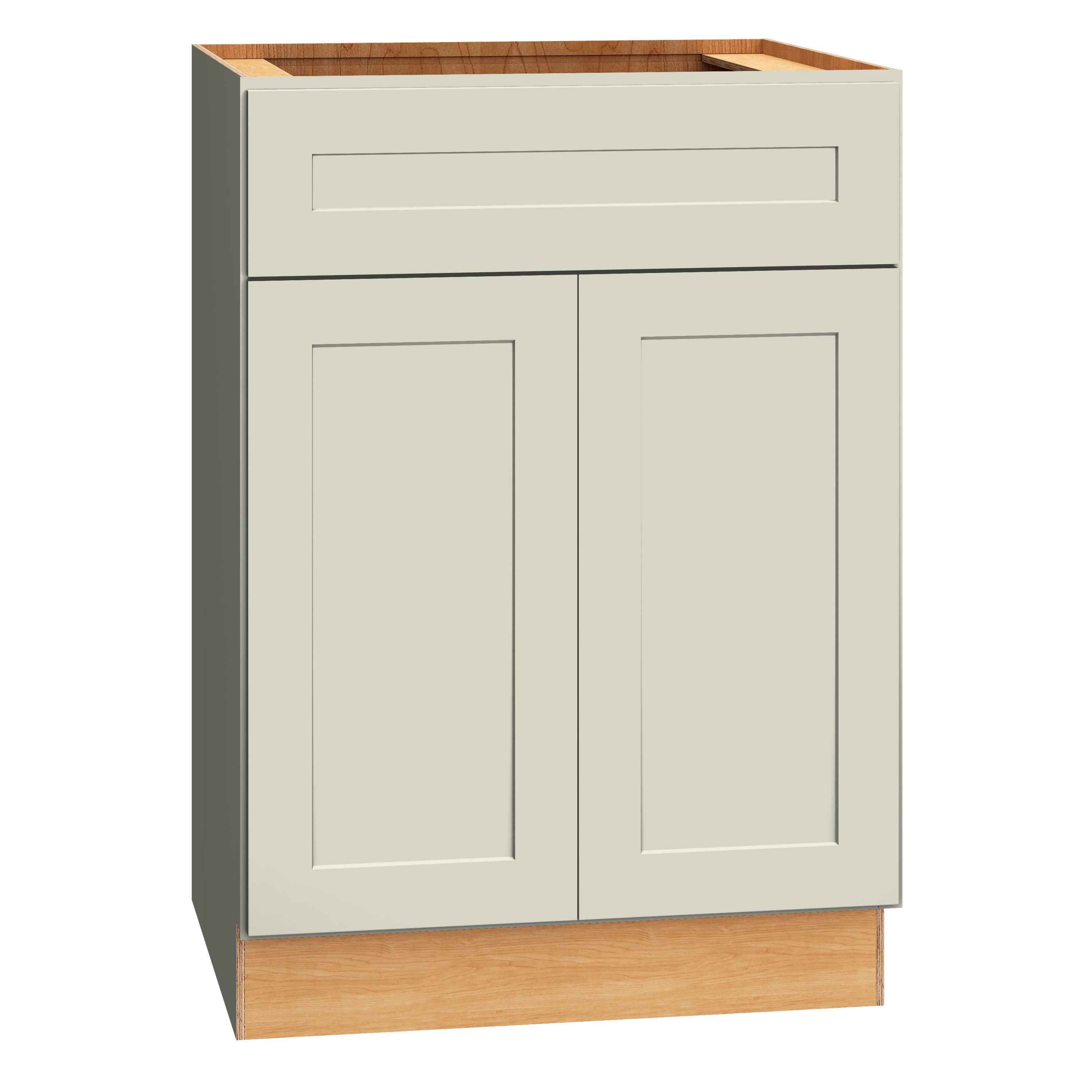Diamond Express 61D-VSB243421 Jamestown 24-in Icy Avalanche Bathroom Vanity Base Cabinet without Top
