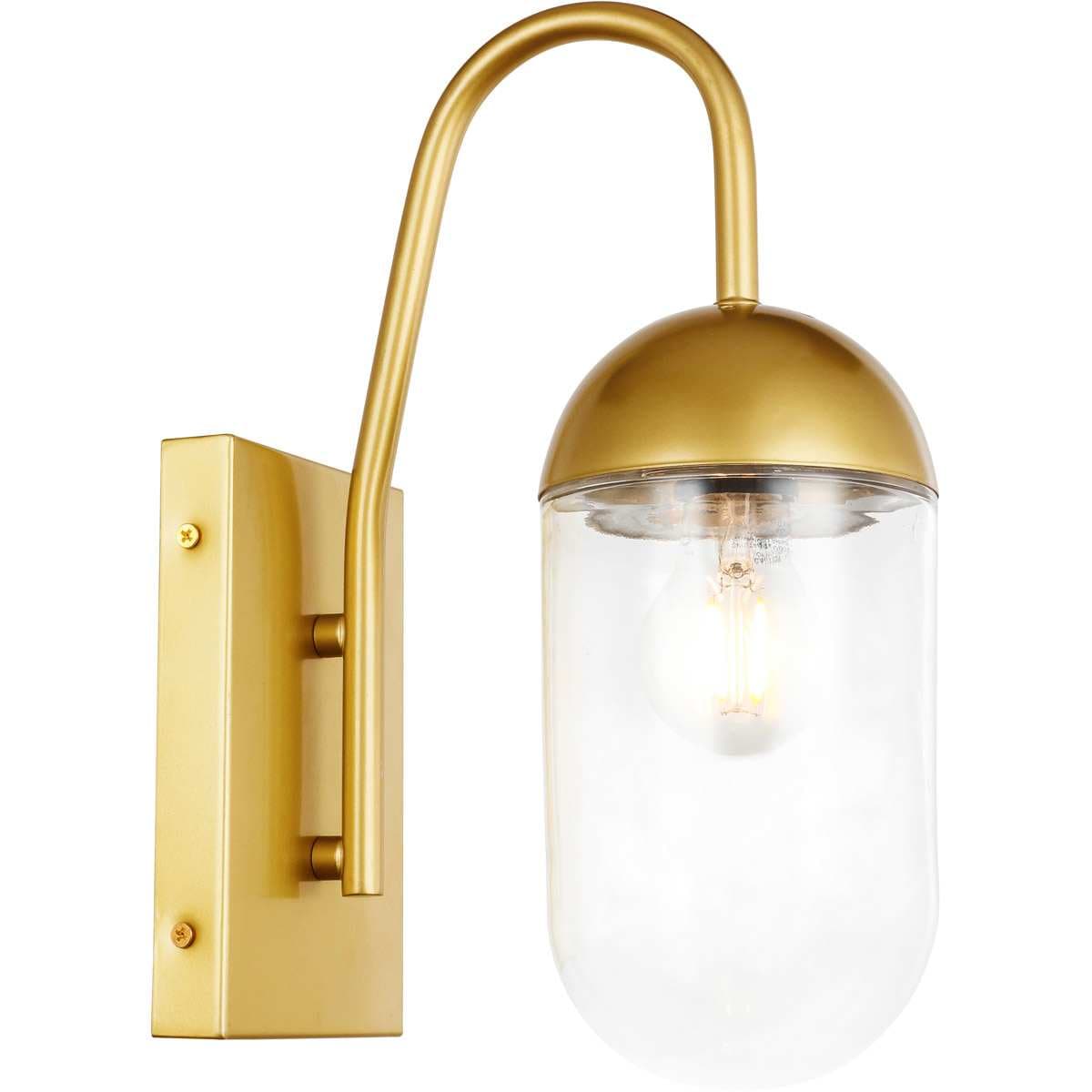 Decovio  13019-B1 Malta 1 Light 48 inch Brass Wall sconce Wall Light
