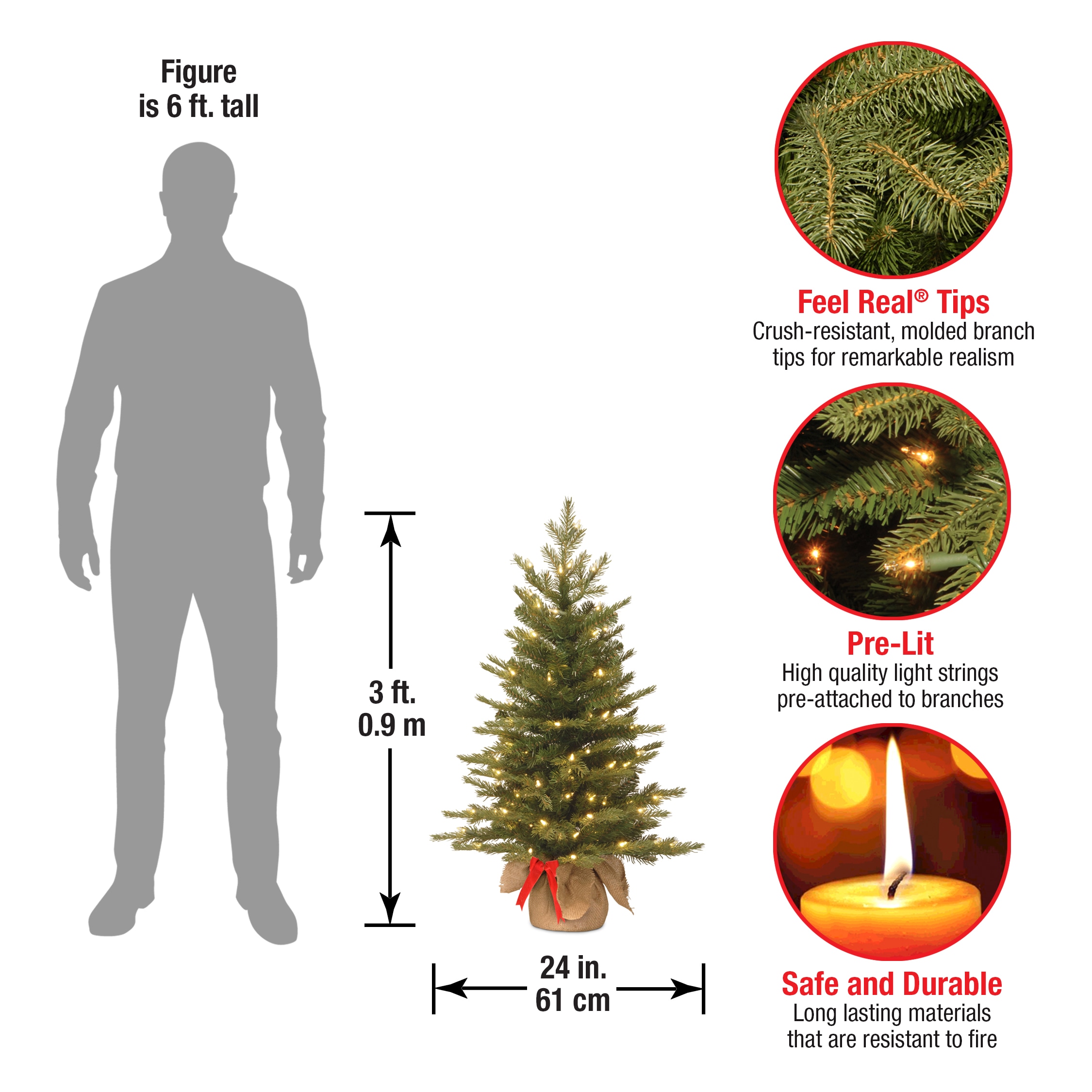 National Tree Company PENS3-357-30-BS Artificial-Christmas-Trees - View #6