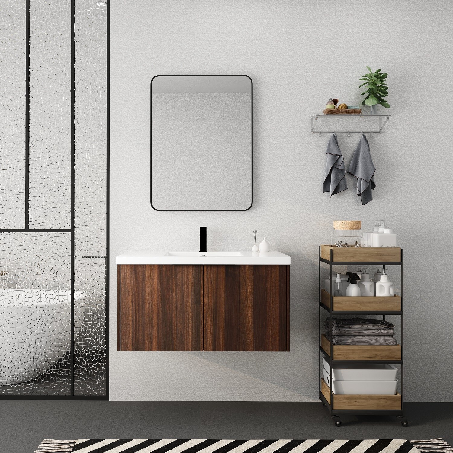 Wooakway FXLS0606-605BV052 Bath-Vanity-Combo - View #2