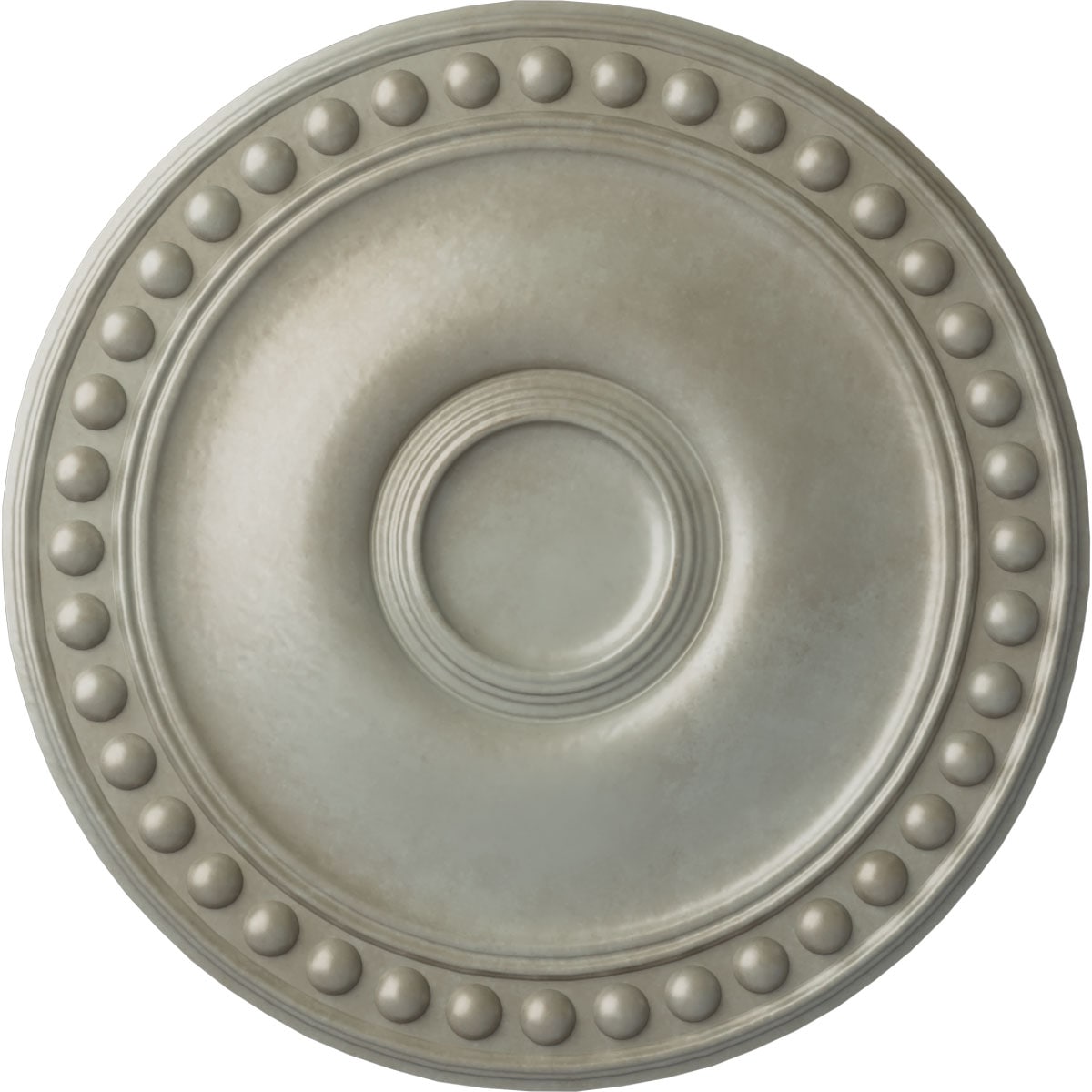 Ekena Millwork CM19FOFLS Foster 19.125-in W x 19.125-in L Painted Flash Gold Polyurethane Whole Ceiling Medallion