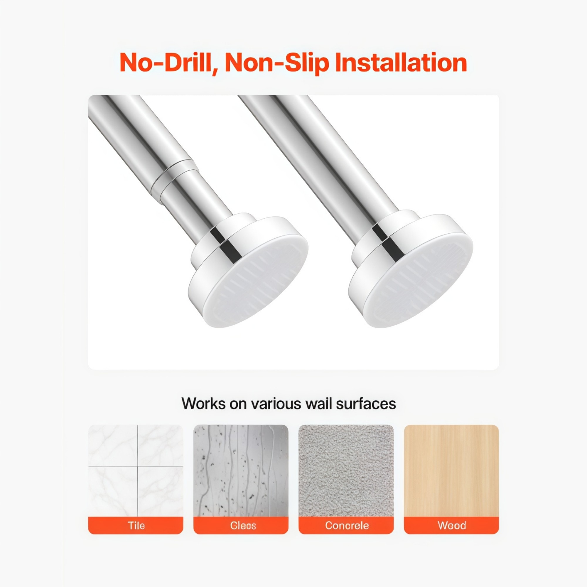Numhew NHSEAN2169 Shower-Rods - View #5
