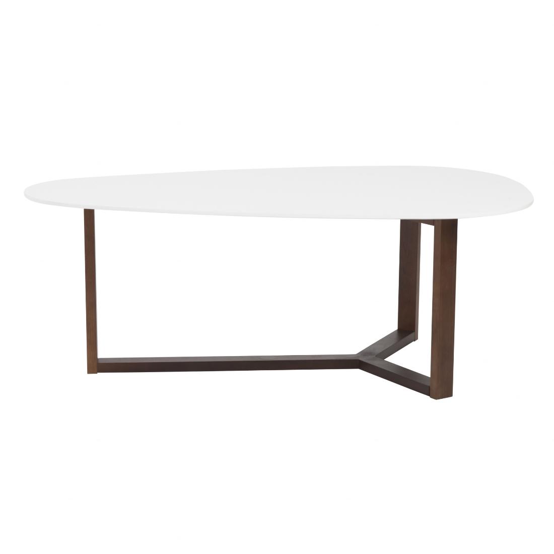 HomeRoots 370459 Amelia Lacquered Wood Modern Coffee Table