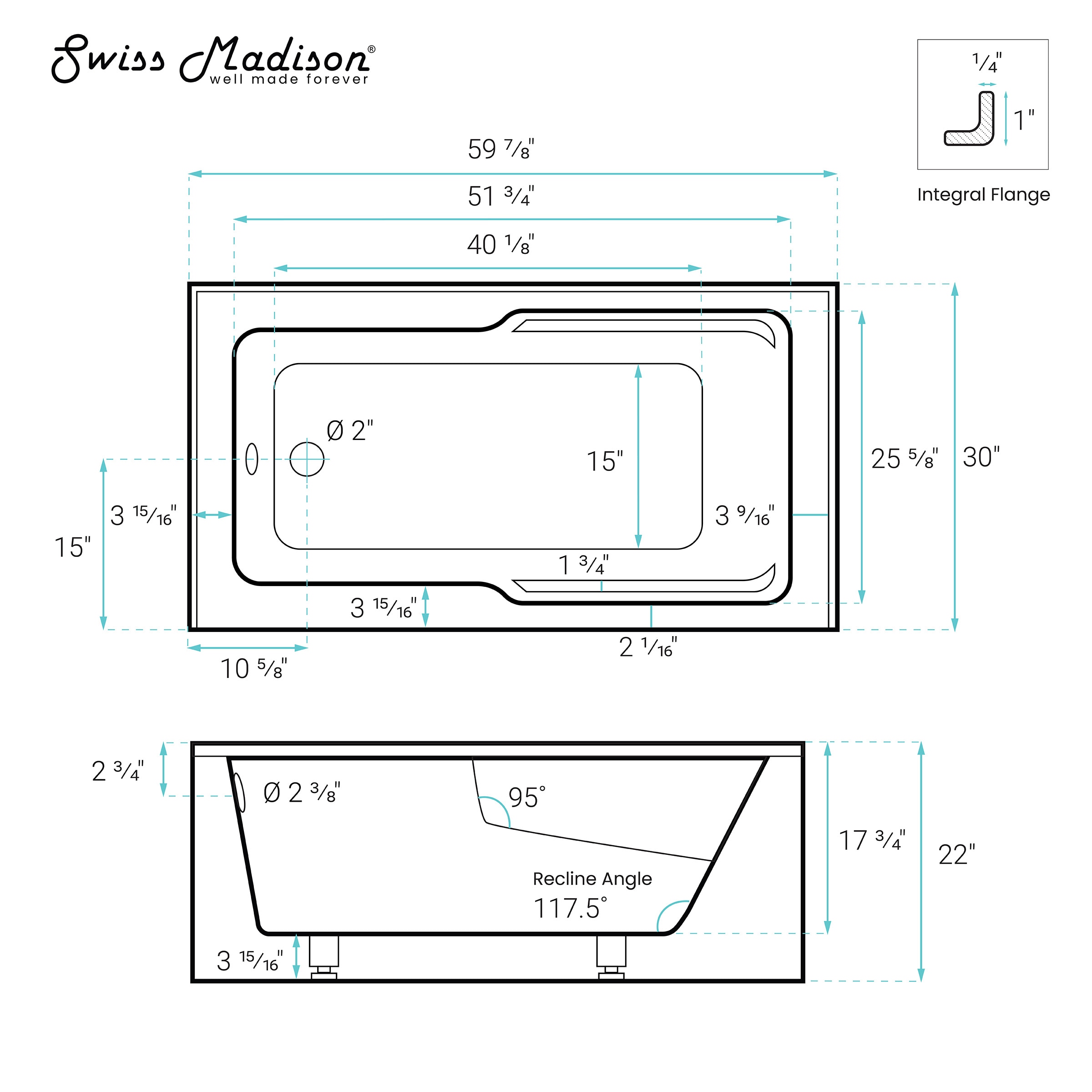 Swiss Madison SM-25-ABLAU17BQ bathtubs - View #4