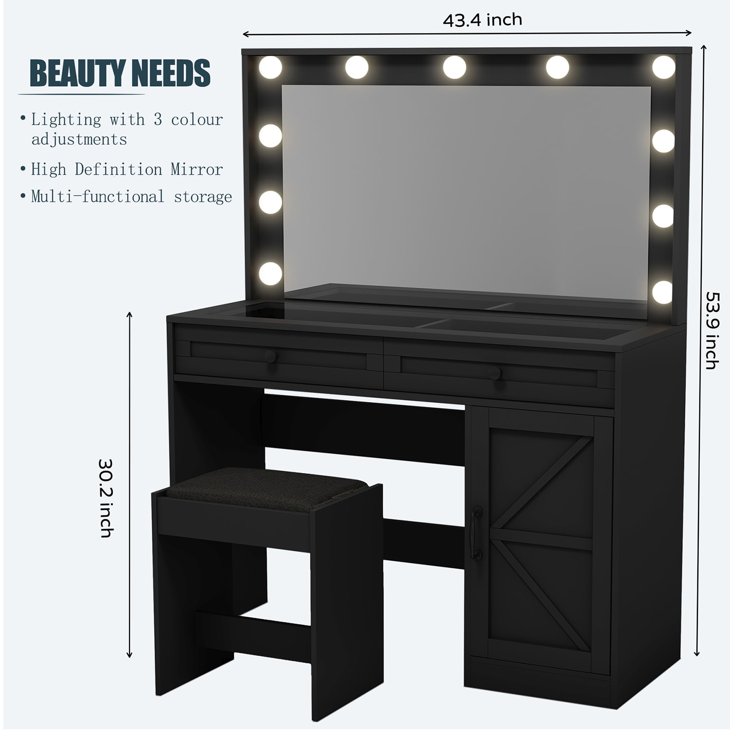 GZMR GZ-MIR9525 Bedroom-Vanities - View #6
