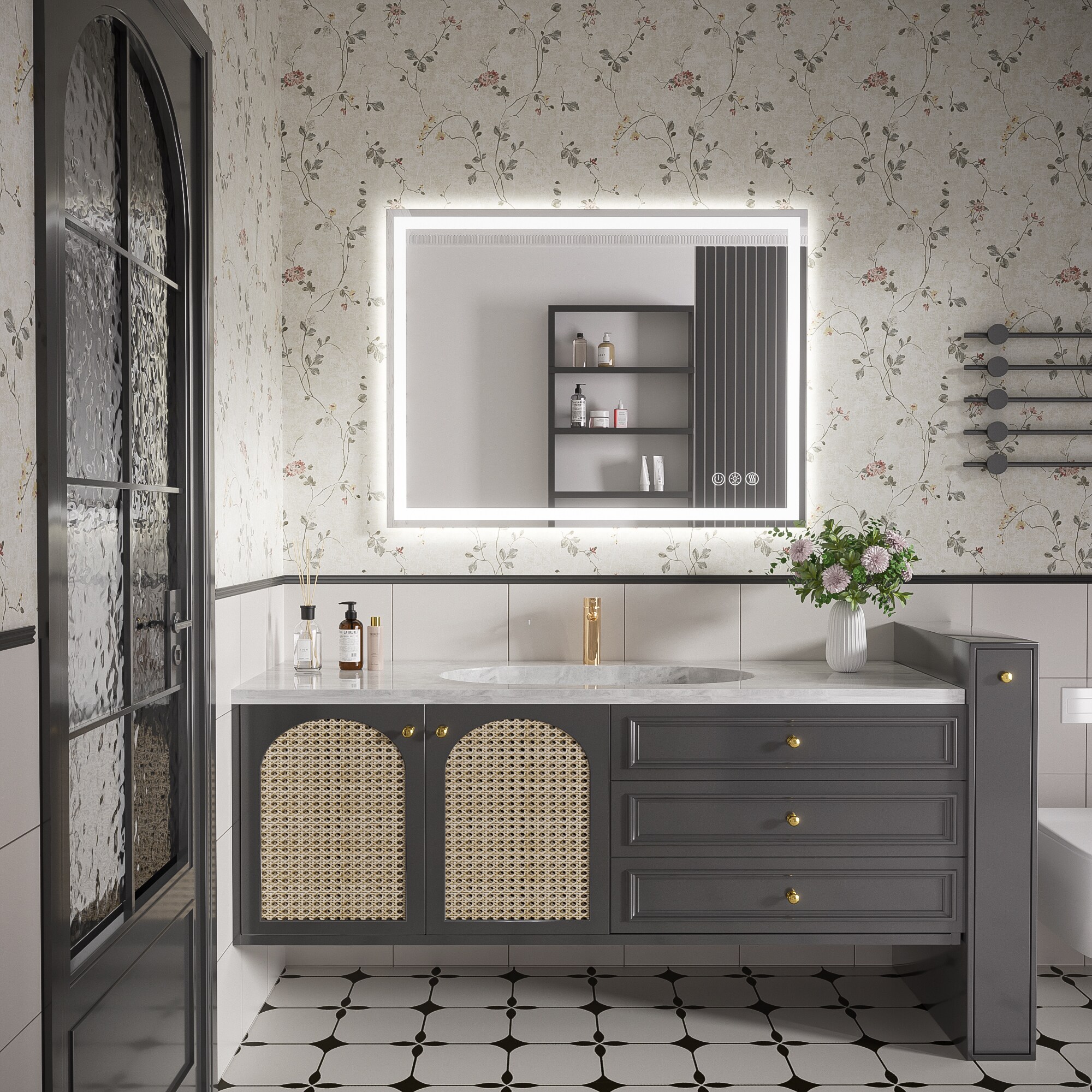 LOVMOR SF-R-GHFA4230 Framed-Bath-Mirrors - View #3