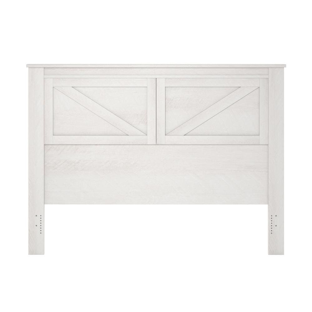 White magnolia deals oak full headboard