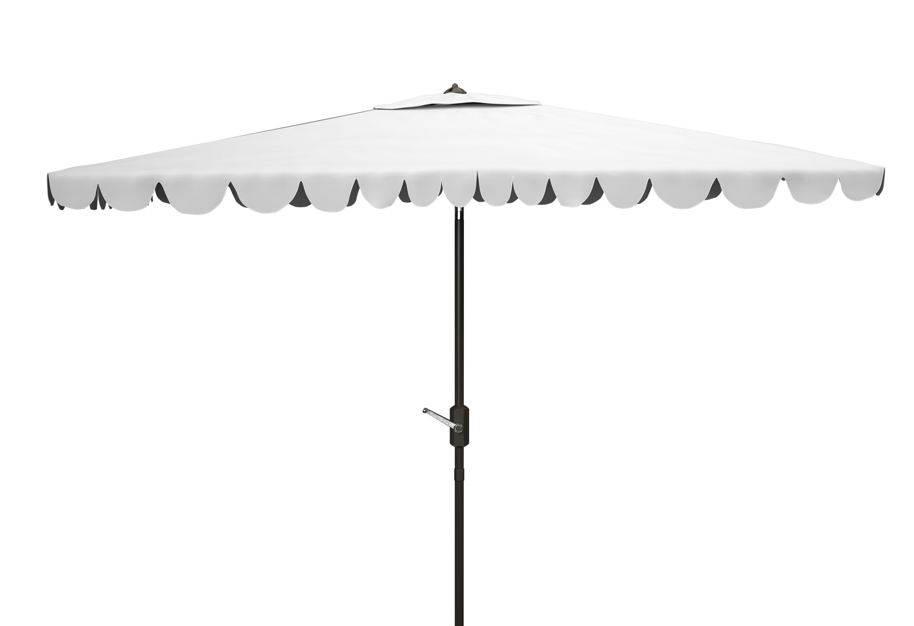 Safavieh PAT8310B 9.84-Feet Aluminum Gray Auto-tilt Market Patio Umbrella