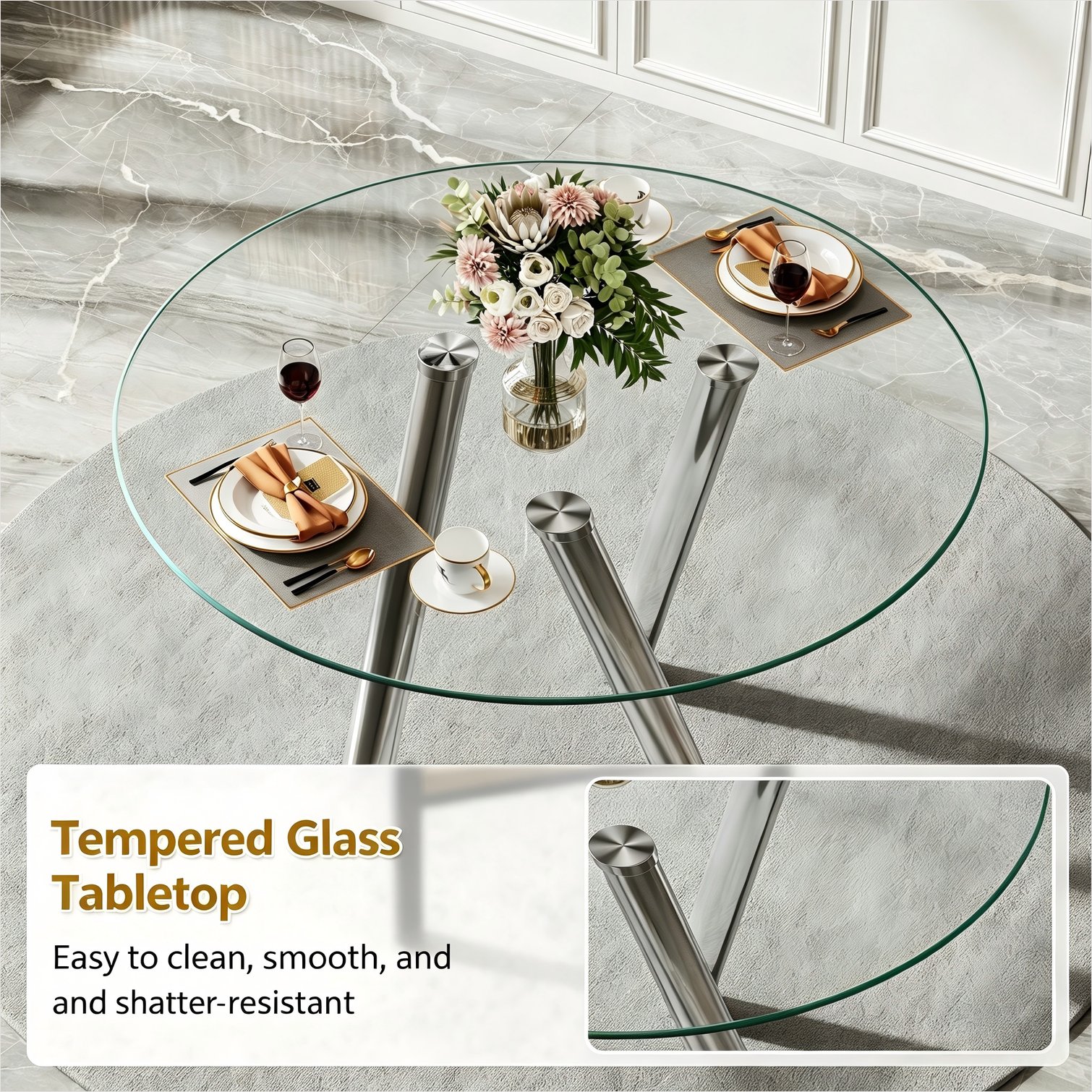 Watnature XB1F4J7Y2J86 Dining-Tables - View #3